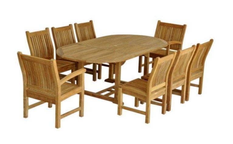 Anderson Teak Bahama Sahara Side Chair 7-Piece 87