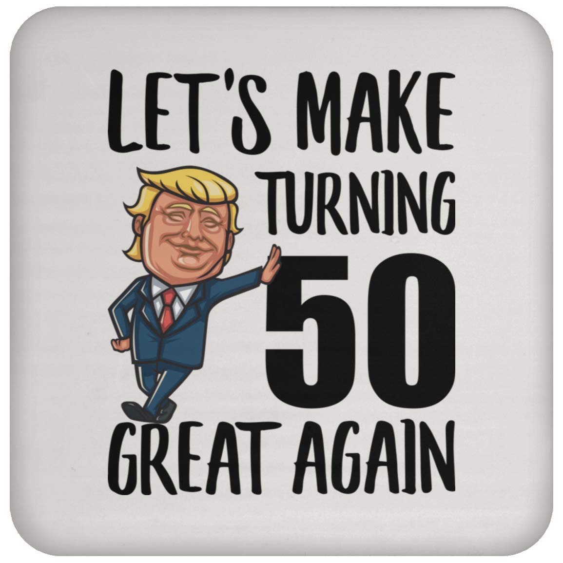 50th Birthday Gifts for Men & Women - 1973 Vintage Coaster Set - Perfect for 50 Year Old Birthday, Christmas 2023 & Anniversary Presents - Great for Home Bar, Office Desk & Party Decor