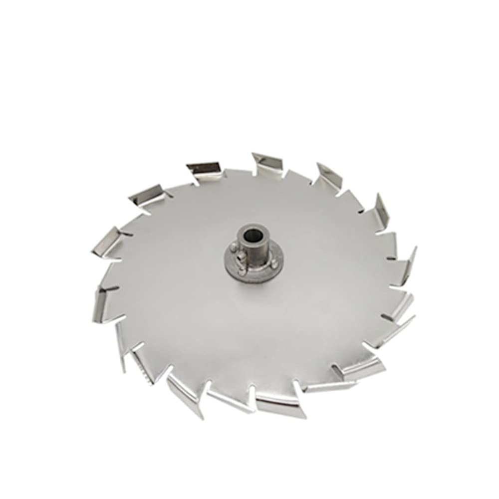 YUCHENGTECH 17.5in (45cm) Stainless Steel Dispersion Blade & Impeller Disc - High Performance Upgrade for Disperser, Pulverizer & Mixer Machines - Ideal for Paint, Ink, Adhesive & Chemical Mixing Applications