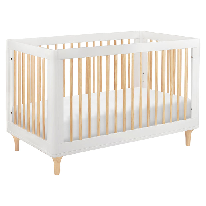 Babyletto Lolly 3-in-1 Convertible Crib with Toddler Bed Conversion Kit - Safe Modern Nursery Furniture for Newborn to Toddler Transition - Perfect for Small Spaces & Gender-Neutral Nursery Decor