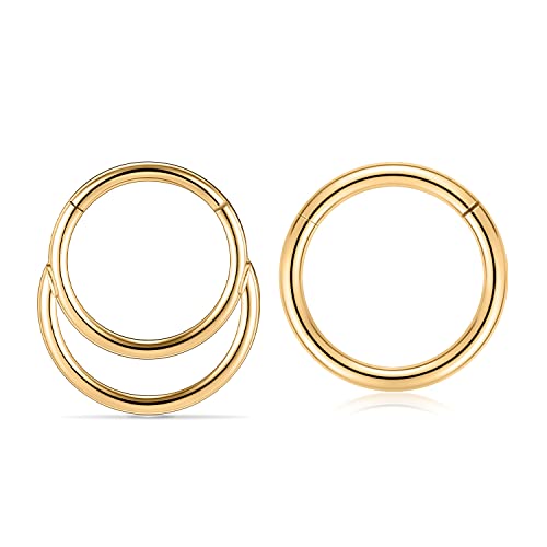 Style6:Gold with Double Layer Shape