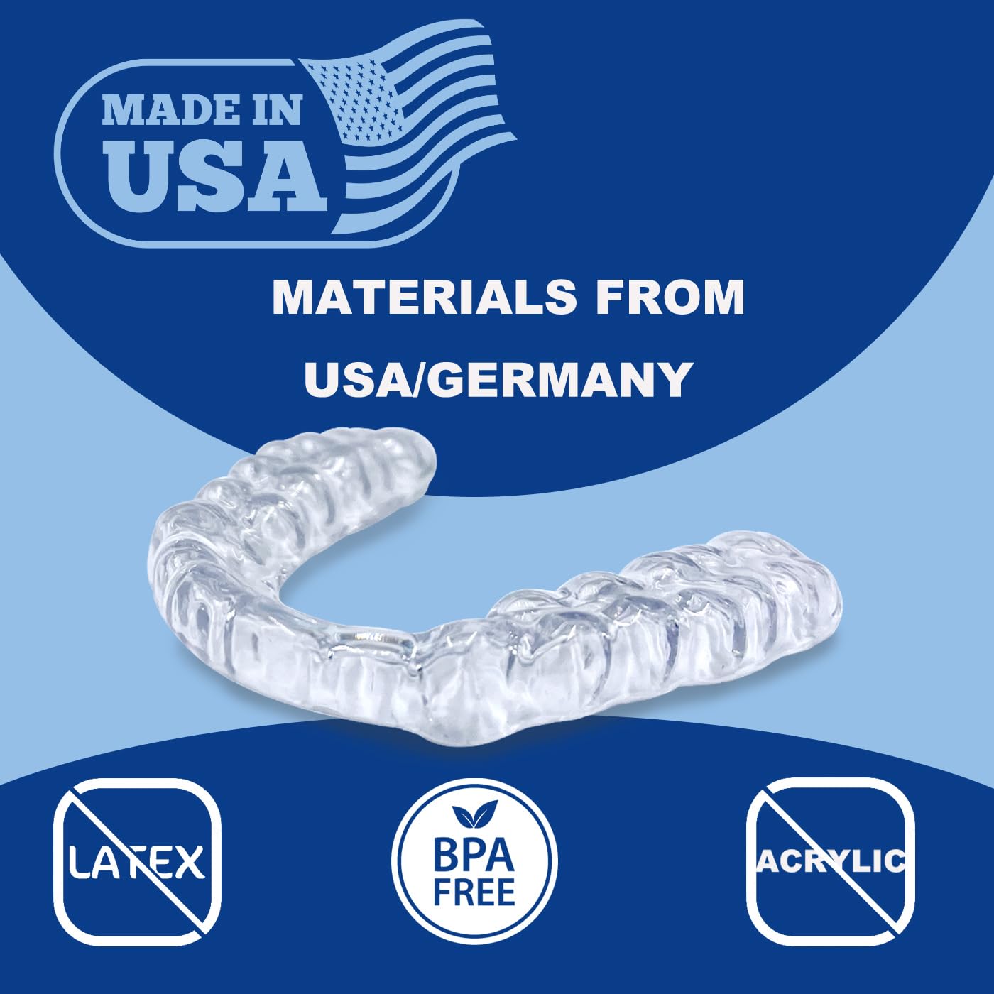 Custom Dental Night Guard for Teeth Grinding & Clenching - Durable Lower Mouth Guard for Bruxism Relief (Soft 2mm) - Relieves Jaw Pain & TMJ Discomfort - Perfect for Nighttime Teeth Protection & Sports Use