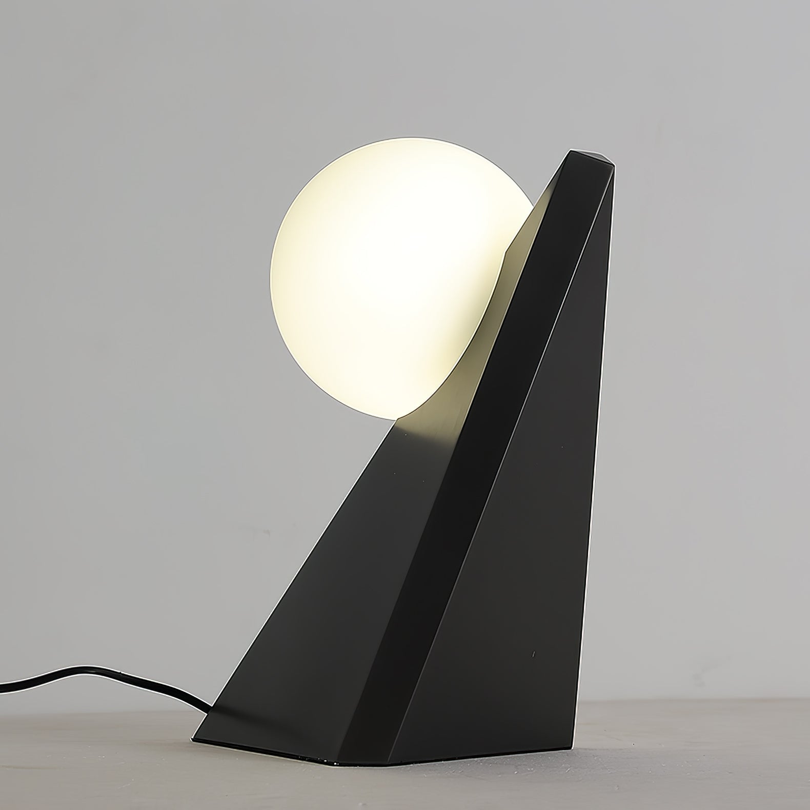 Elegant Noir Roy Table Lamp - Modern Bedside & Living Room Lighting for Home Decor