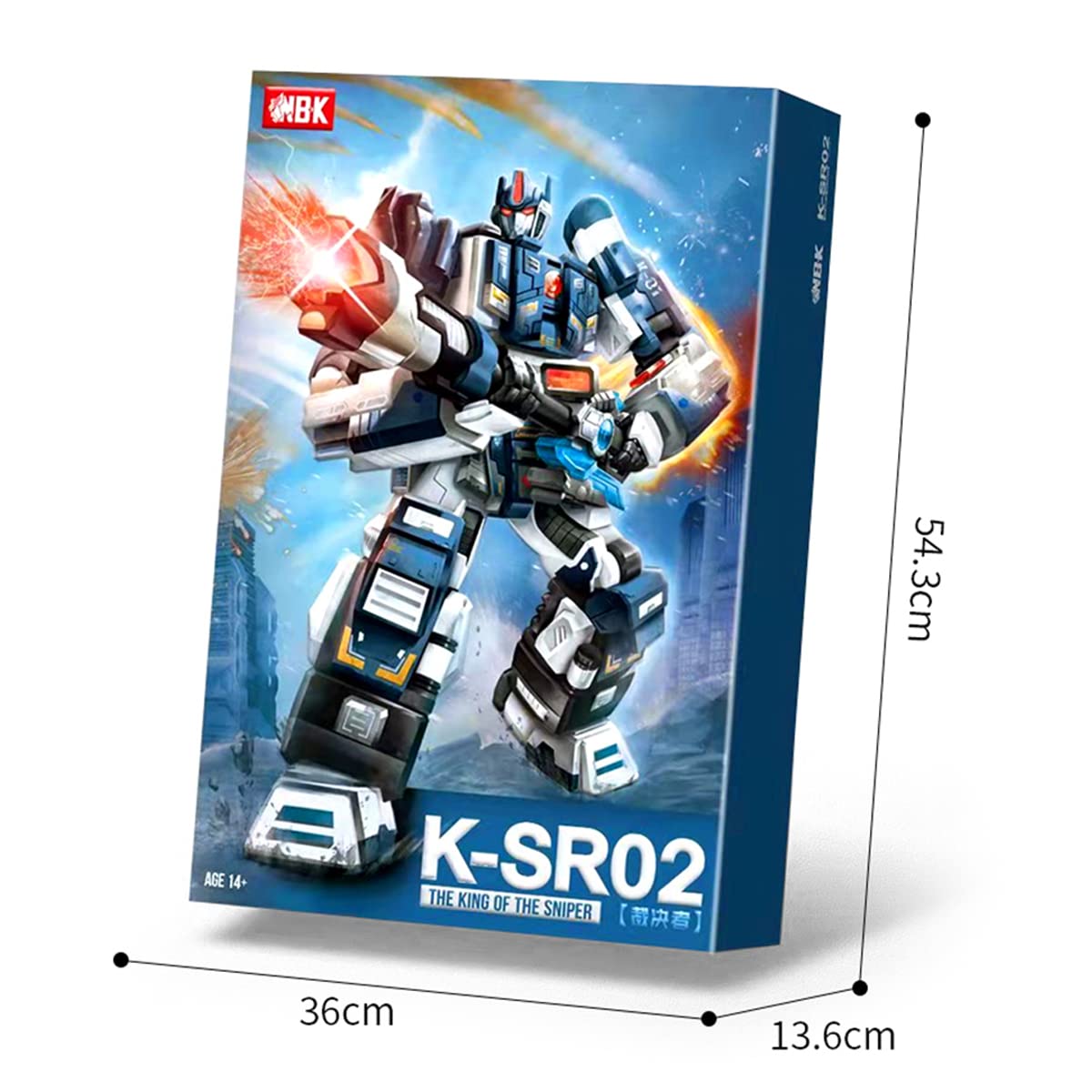 NBK Deformation Robot Toy - King of Sniper Rifle Action Figure - Oversized Deformed Collectible Gift for Kids & Adults | Perfect for Display, Play & Collection