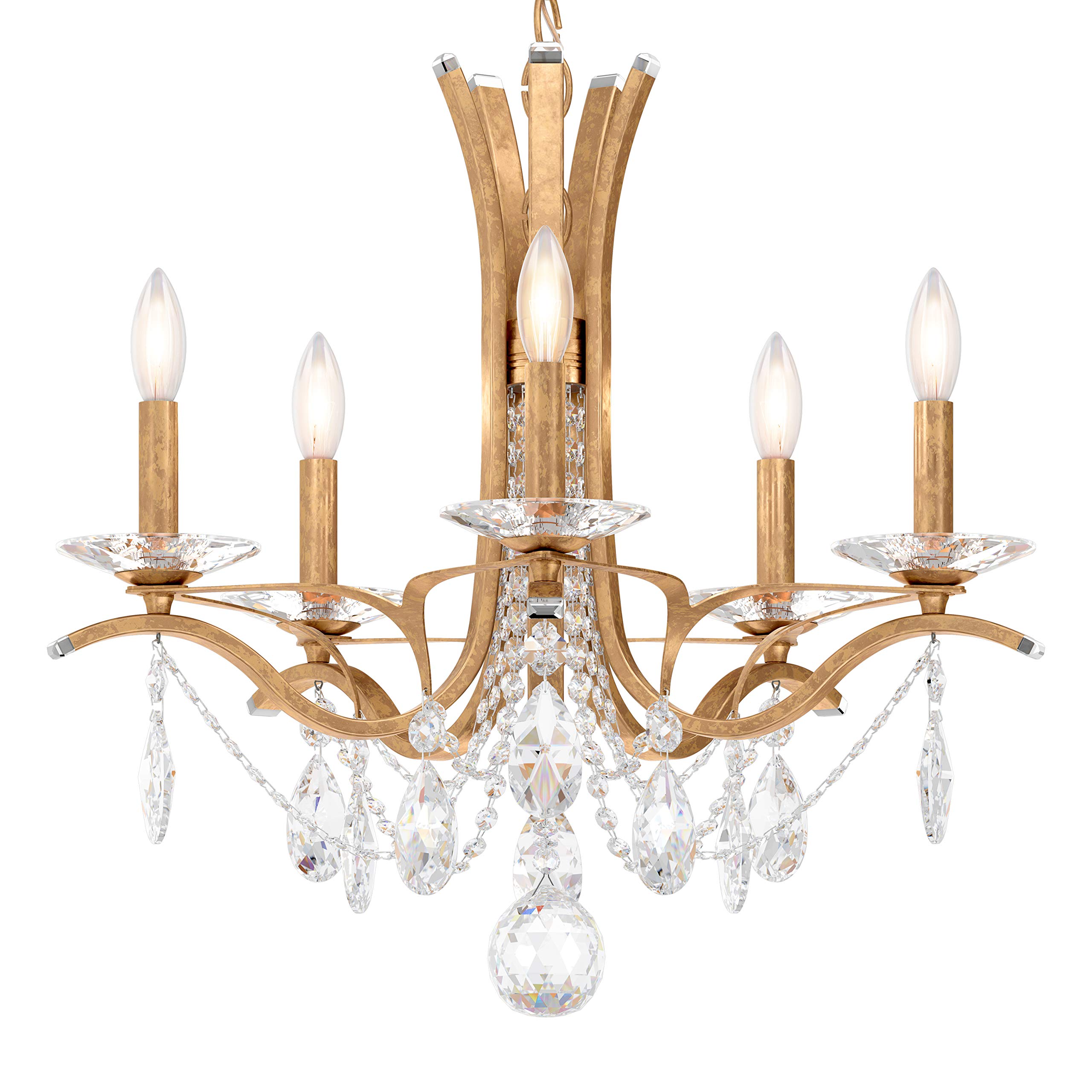 VA8335N-26S French Gold Crystal Chandelier - Elegant Dining Room Lighting Fixture for Luxury Home Decor | Perfect for Living Room, Bedroom & Entryway