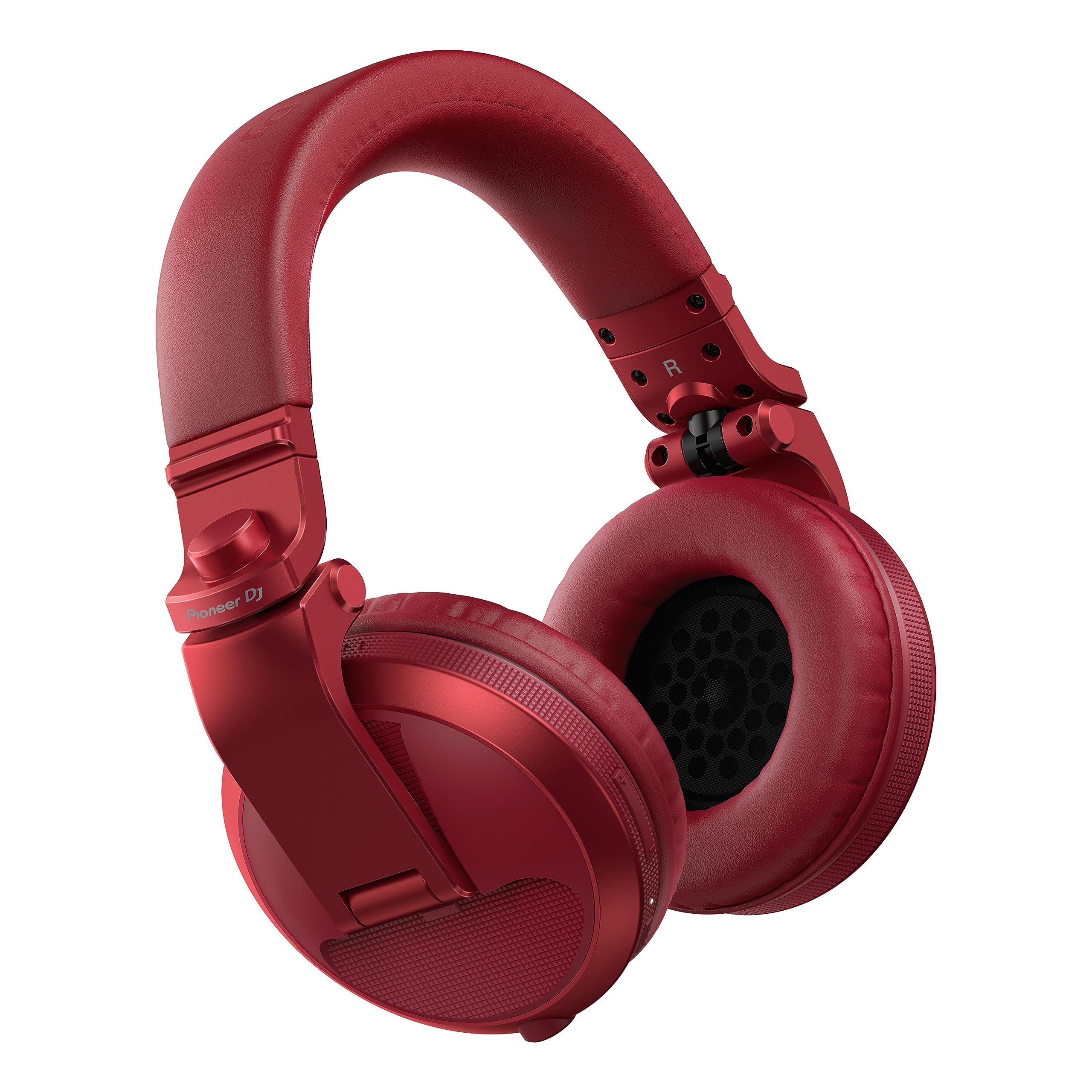 Pioneer DJ Bluetooth Wireless Headphones - Over-Ear Studio Monitor Headset with Hi-Fi Sound, Noise Isolation & Foldable Design (Red) - Perfect for DJing, Music Production & Home Listening