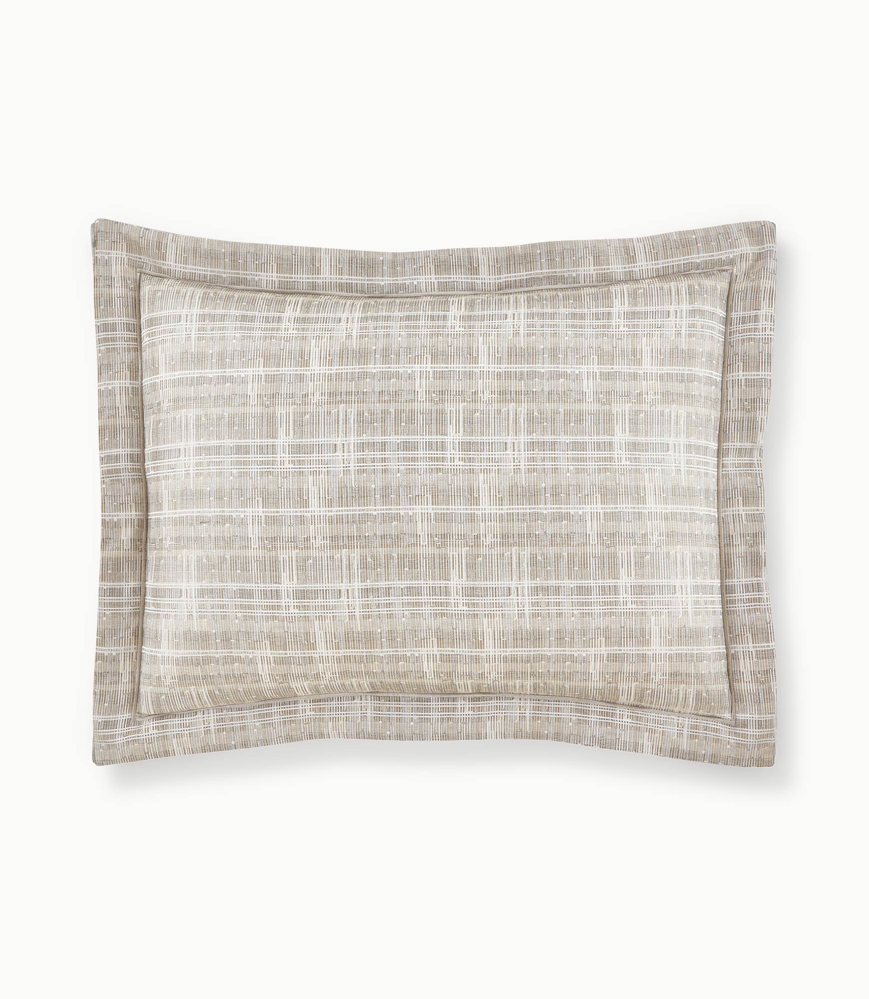 Biagio Jacquard Sham Pillowcase Set - Luxury 100% Cotton Decorative Pillow Cover for Bedroom & Living Room - Perfect for Home Decor, Sofa, Couch, and Guest Room