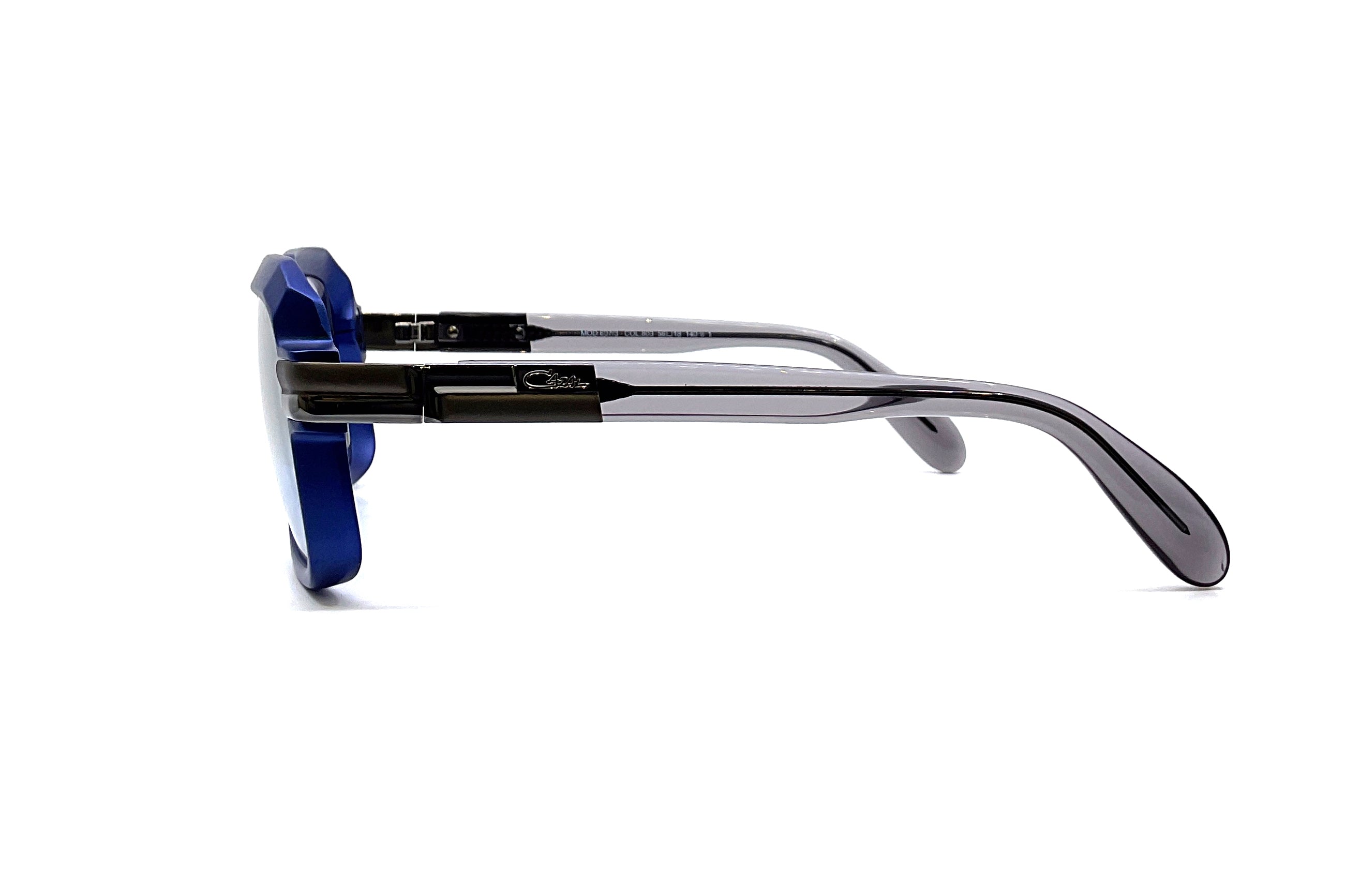 Cazal 607/3 ALU Sunglasses - Steel Blue/Gunmetal Frame - Retro Aviator Style for Men & Women - Perfect for Outdoor Activities, Driving, and Fashion Statements