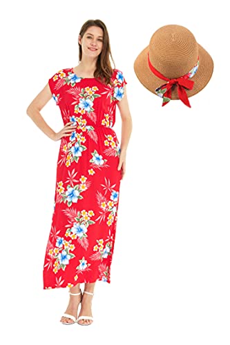 Hibiscus Red + Hat