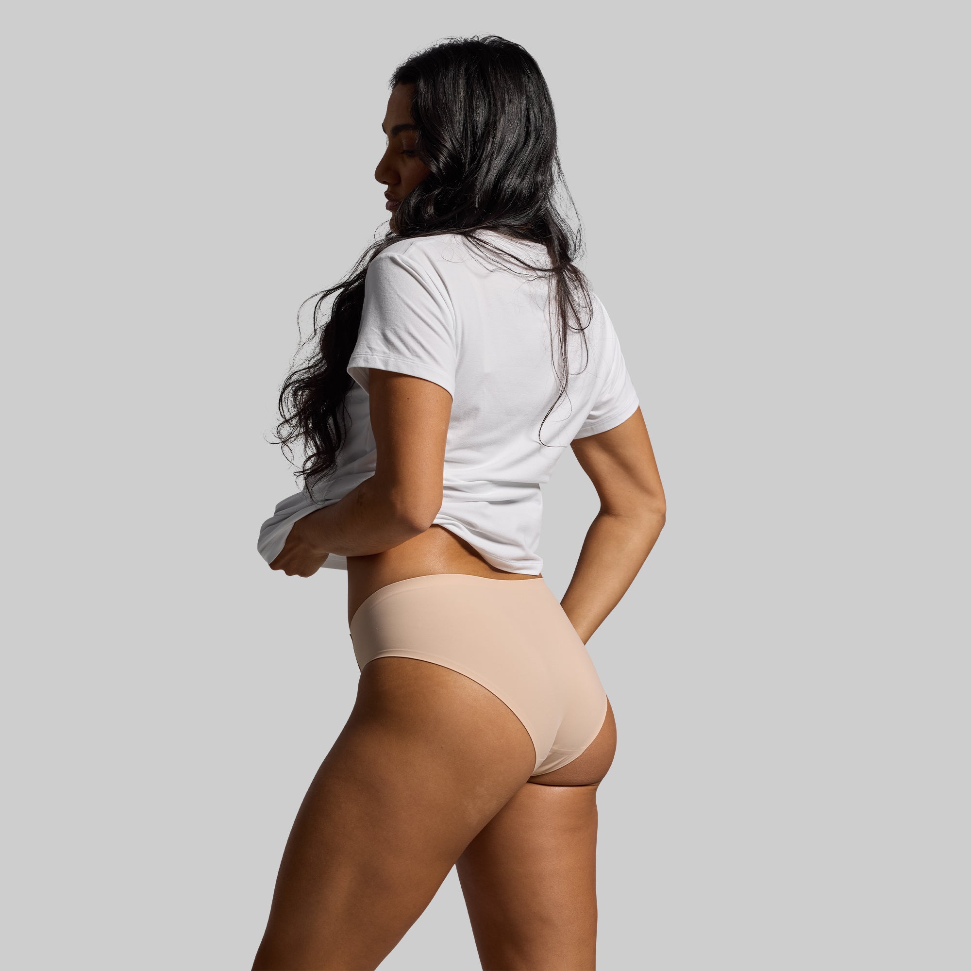 BP Seamless Cheeky Underwear 3-Pack - Nude Color | Soft Comfortable Panties for Women | Perfect for Everyday Wear, Yoga & Lounge