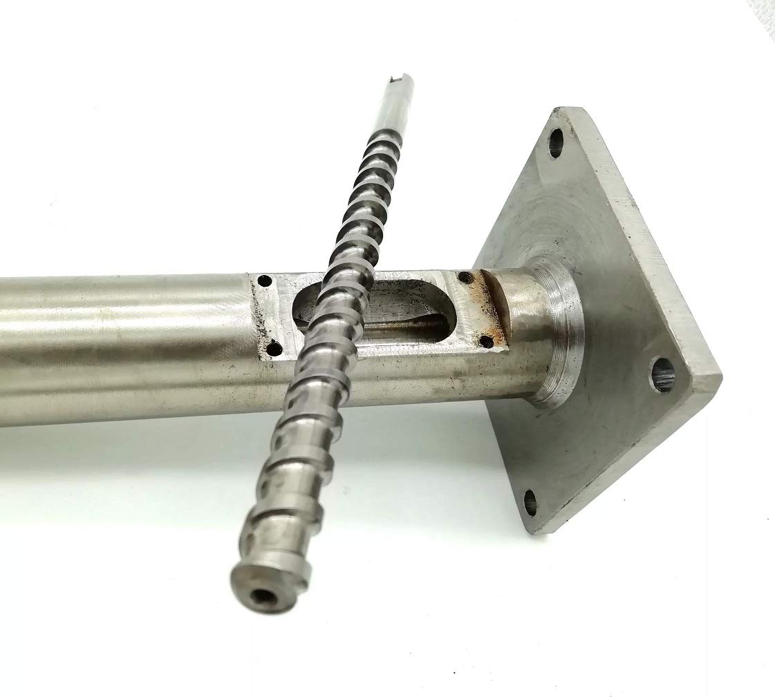 RD ROBOTDIGG 12mm Pellet Extruder Screw & Barrel Kit with 1.75mm Nozzle - Compatible with 3D Printers - Perfect for DIY 3D Printing, Plastic Recycling & Prototyping Projects