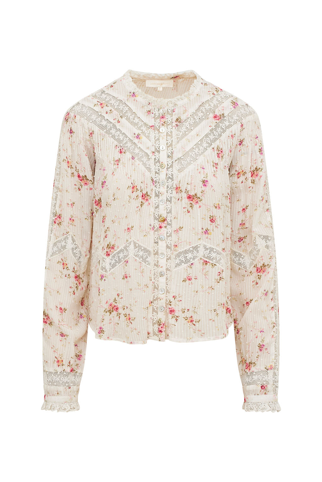 Ravelle Floral Button Down Top for Women - Stylish Casual Blouse for Work, Date & Spring Outfits | Flowy Shirt with Button Front & Feminine Floral Print