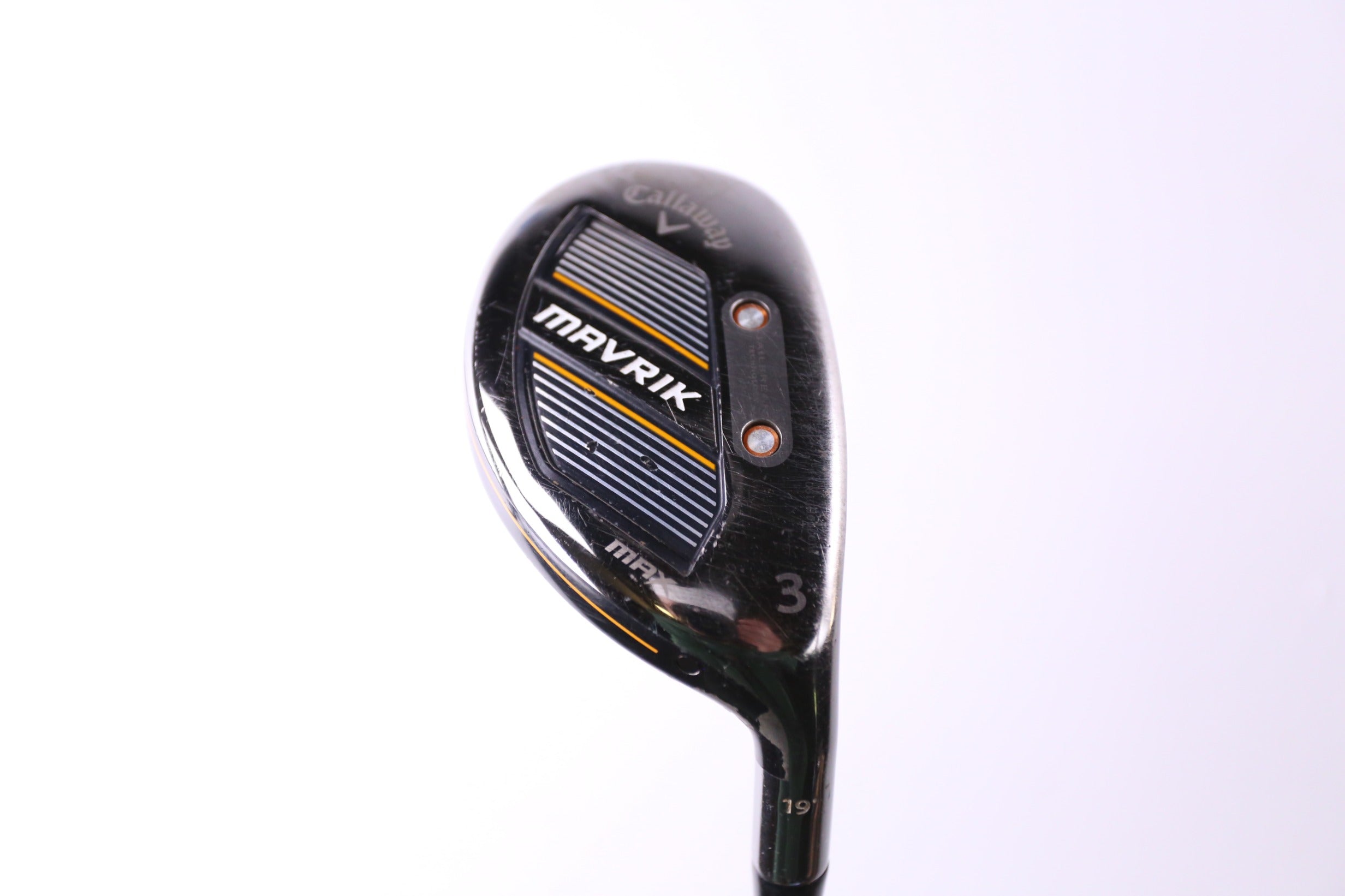 Used Callaway Mavrik Max 3H Hybrid Golf Club - Right Handed 19° Stiff Flex - Perfect for Mid-Handicap Players & Course Play