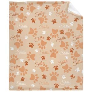 Custom Dog Pet Name Orange