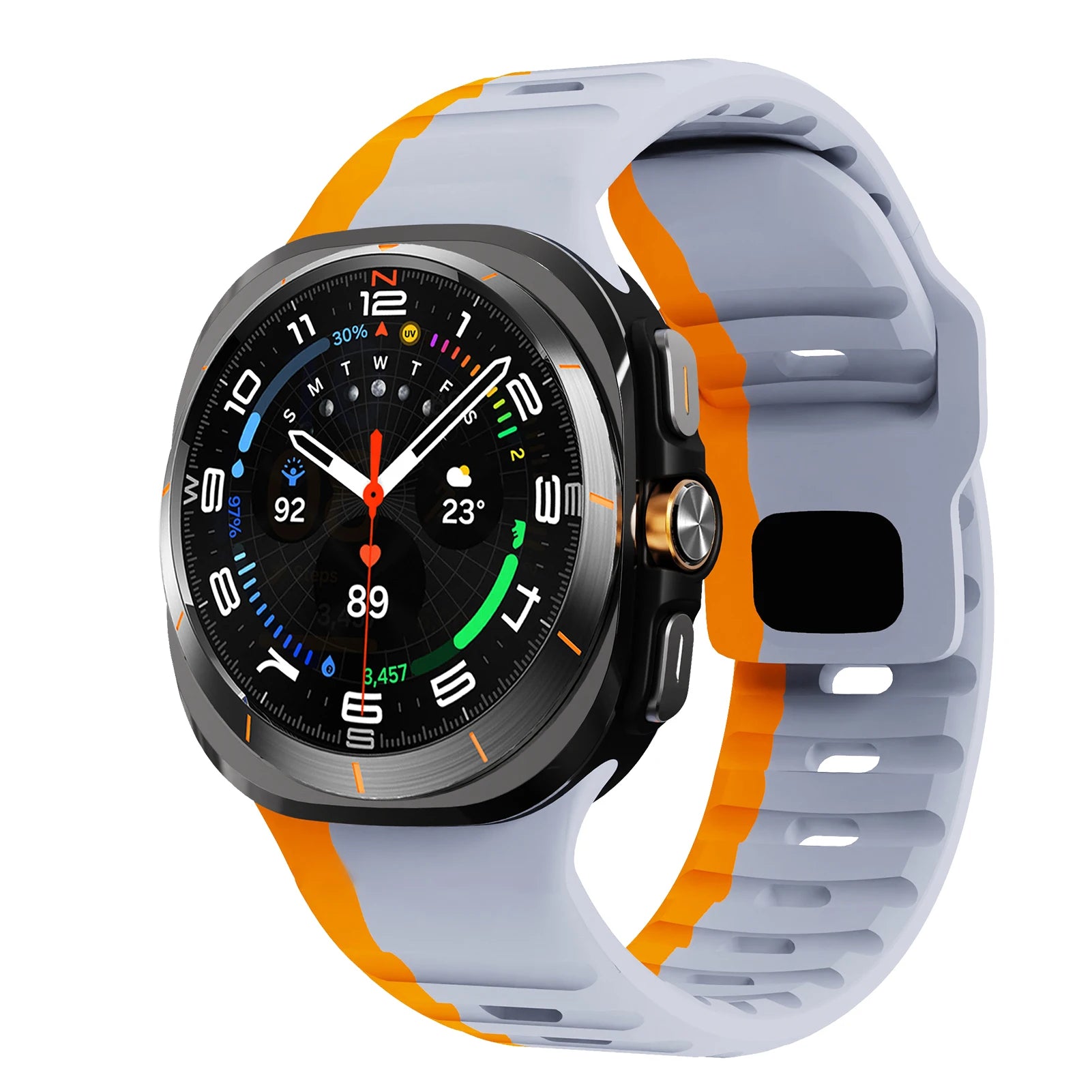 Durable Silicone Bands for Samsung Galaxy Watch Ultra - Comfortable & Stylish Replacement Straps for Workouts, Running & Outdoor Activities
