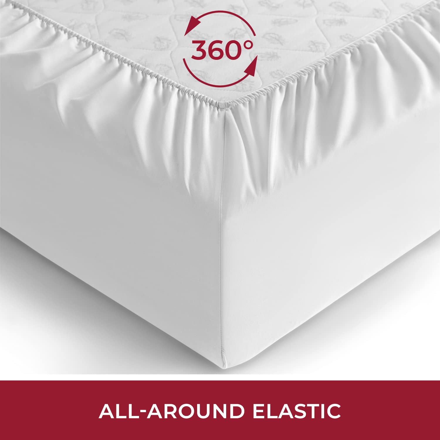 Mellanni King Size Fitted Sheet - Ultra Soft Cooling Bed Sheet with 16