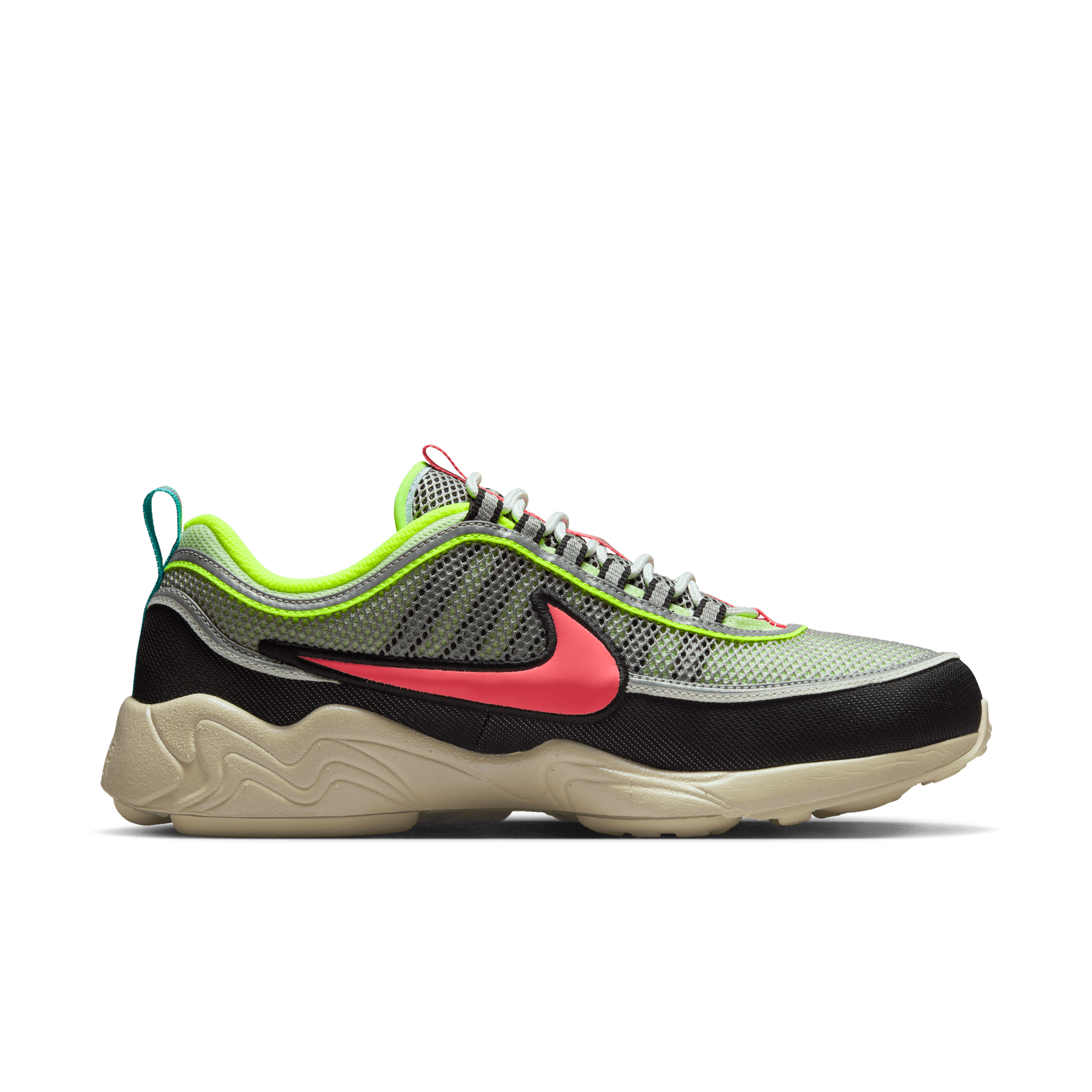 Nike Air Zoom Spiridon Running Shoes - Volt/Hot Punch Colorway for Men & Women | Lightweight Cushioned Sneakers for Jogging, Training & Everyday Wear