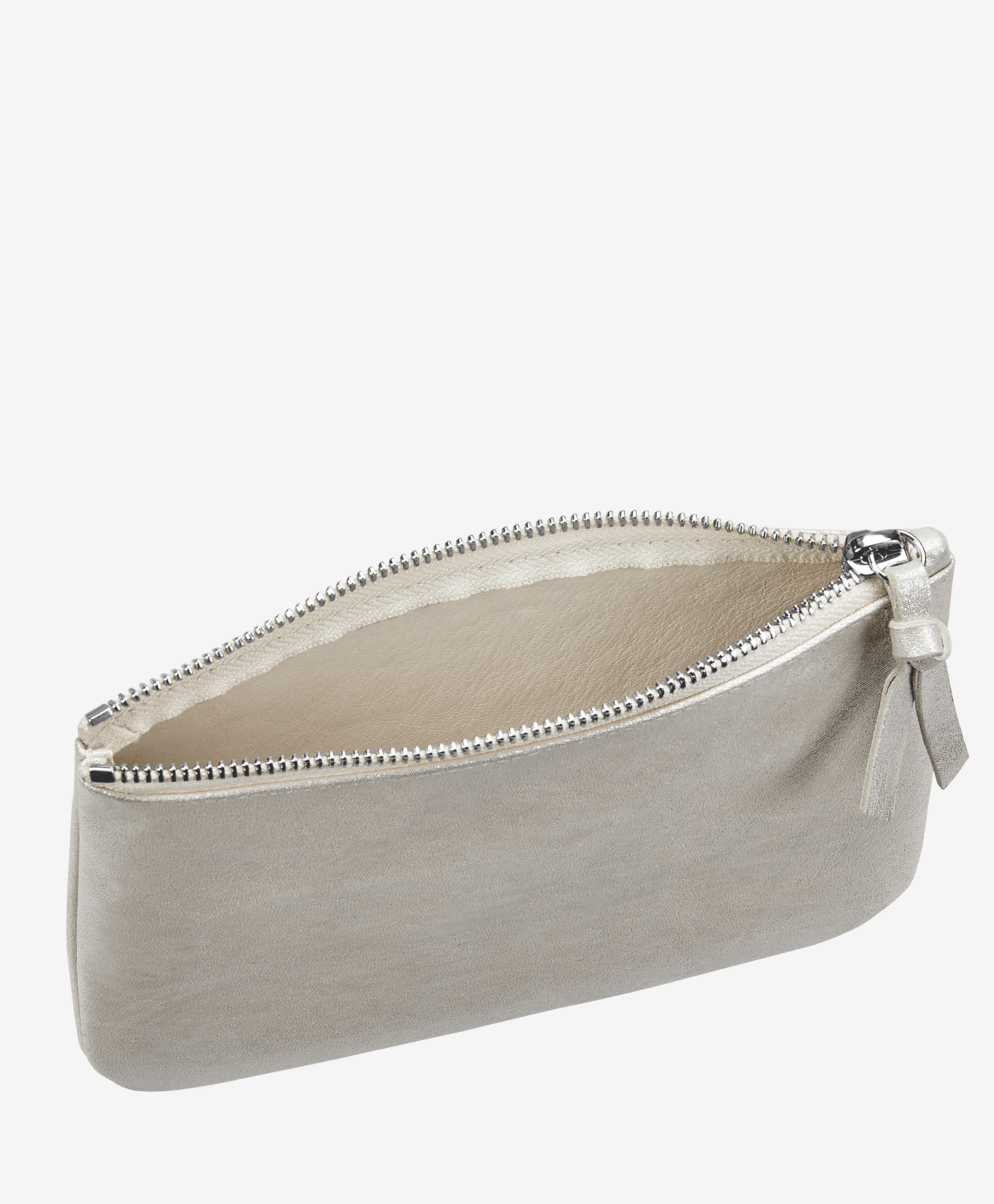 Premium Medium Pouch - Genuine Pearl Goatskin Leather Crossbody Bag for Women | Elegant Everyday Purse for Work, Travel & Special Occasions