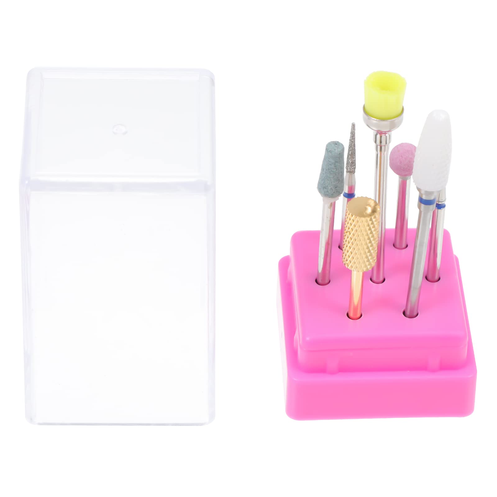 1 Set Professional Tungsten Steel Nail Drill Bits & Diamond Manicure Files Kit – Nail Polisher, Grinder & Exfoliator for Salon & Home Use