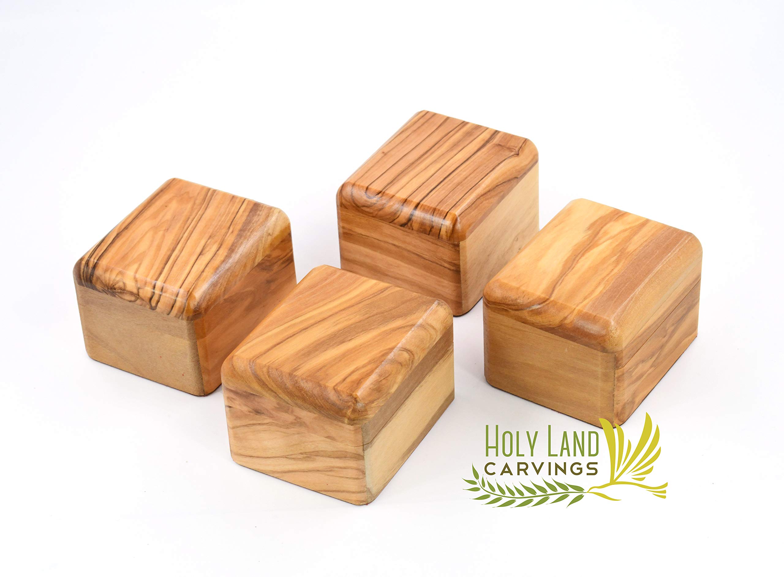 Handcrafted Olive Wood Jewelry Box - Rosary & Keepsake Storage Box from the Holy Land | Perfect for Organizing Rosaries, Rings & Small Treasures | Gift for Religious Occasions & Home Decor