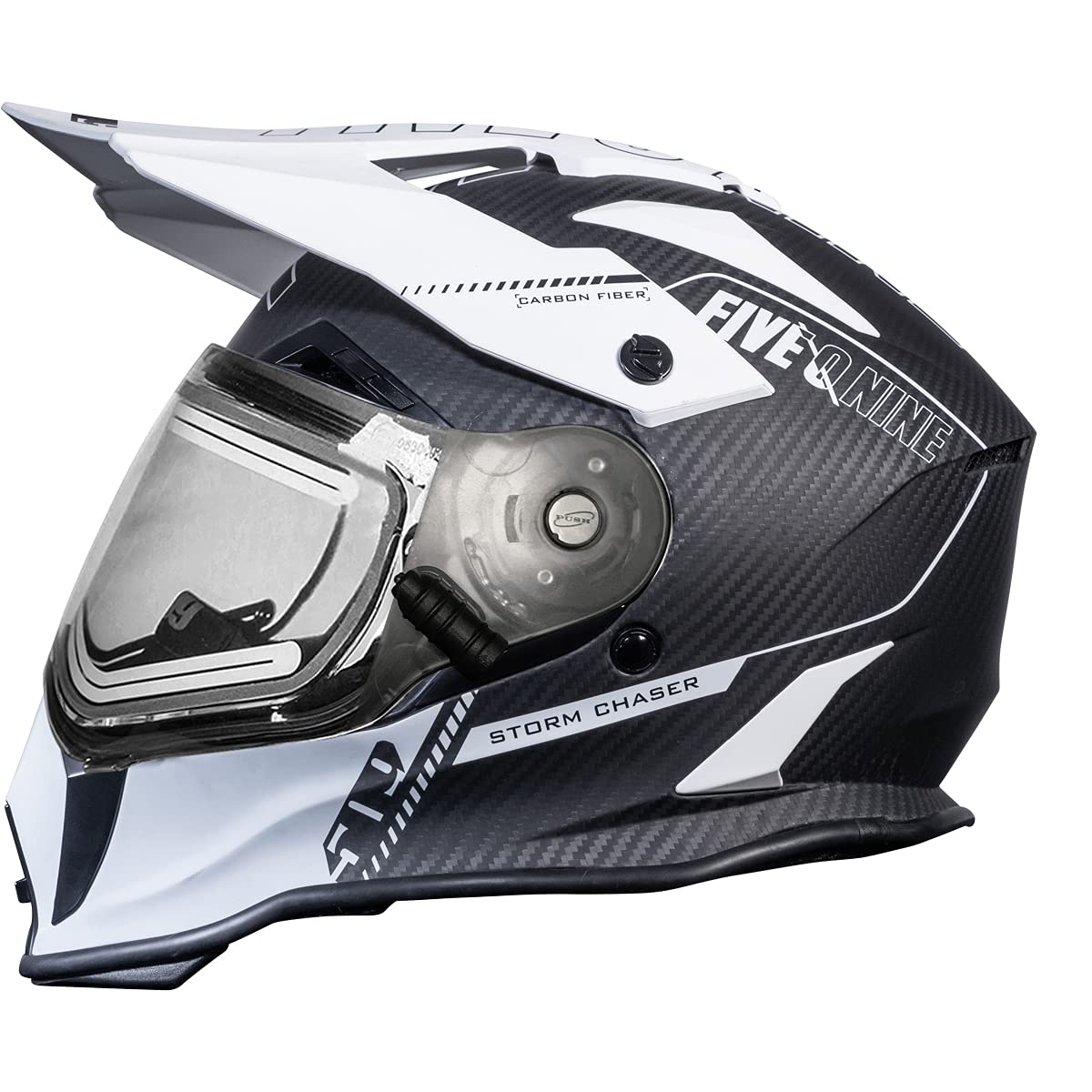 509 Delta R3L Carbon Fiber Motorcycle Helmet - Lightweight & Durable Full Face Helmet for Racing & Street Riding - Perfect for Sport Bikers & Commuters