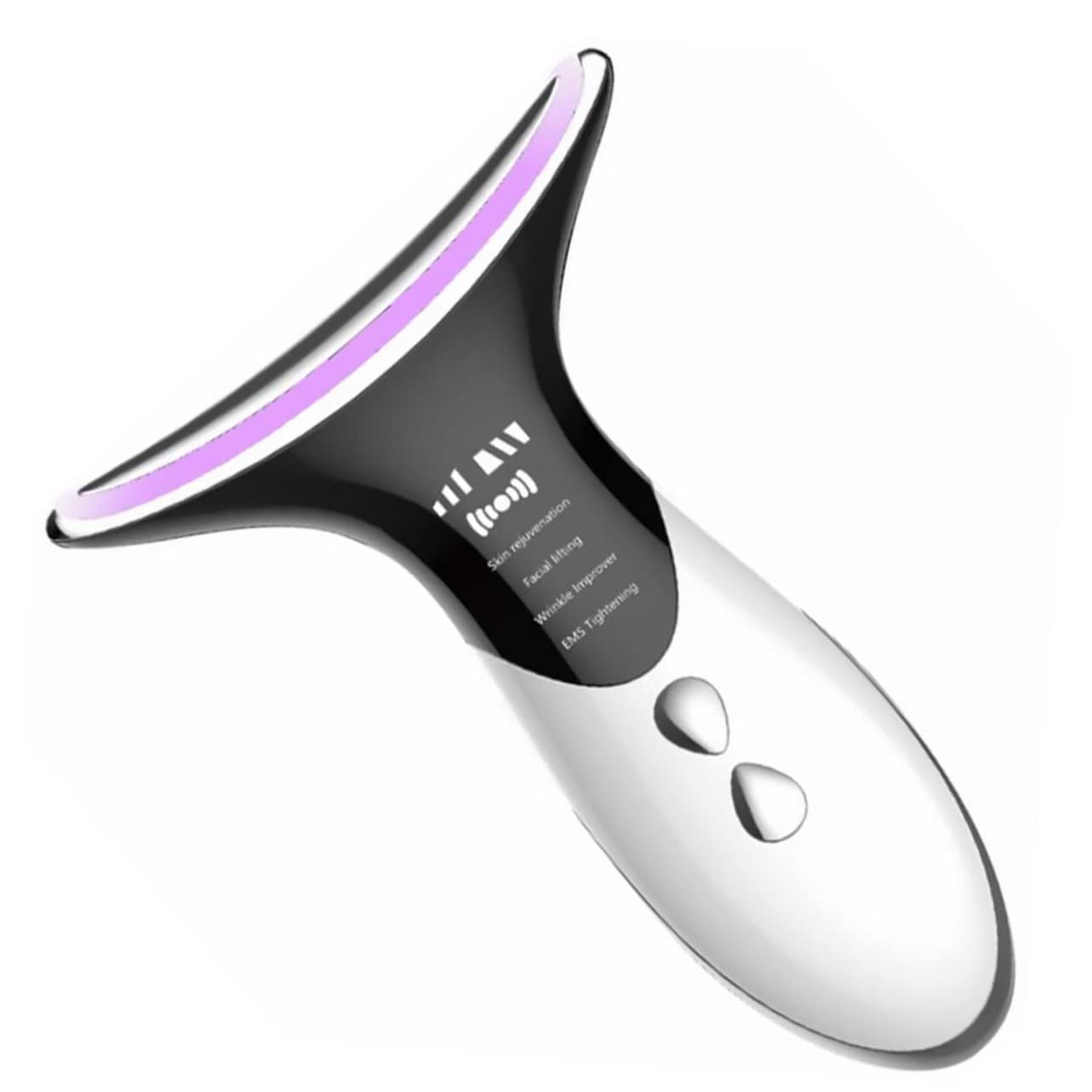 DOITOOL Neck Massager with 4 Modes - Anti Wrinkle Skin Care Device for Neck Tightening, Ergonomic Design Improves Circulation & Reduces Fine Lines - Perfect for Home Spa, Office Relaxation & Travel Self Care