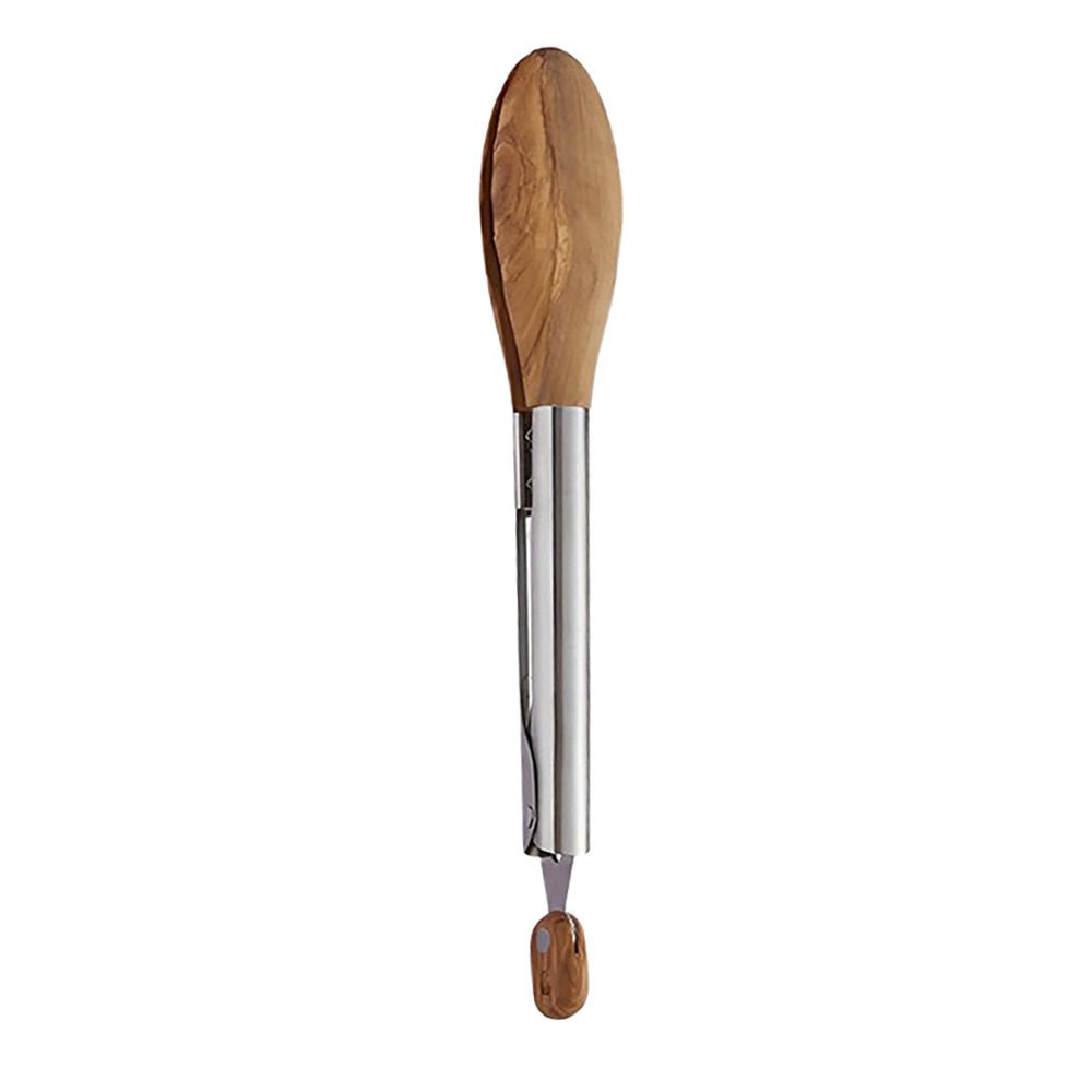 Premium Hazel Wood Tongs - Natural Wooden Kitchen Tongs for Cooking, Serving & Salad Tossing - Eco-Friendly Cooking Utensils for BBQ, Pasta, and Hot Dishes