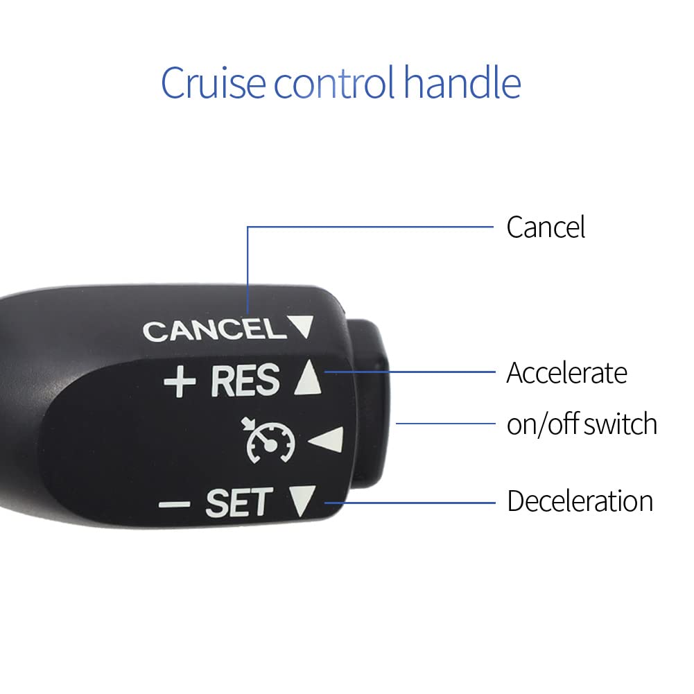 EASYGUARD Universal OBD-2 Cruise Control System Kit with Handle - Compatible with Toyota Corolla 2006-2019, Levin 2014-2019, Camry 2014-2017 - Speed Control Limiter for Safer Highway Driving