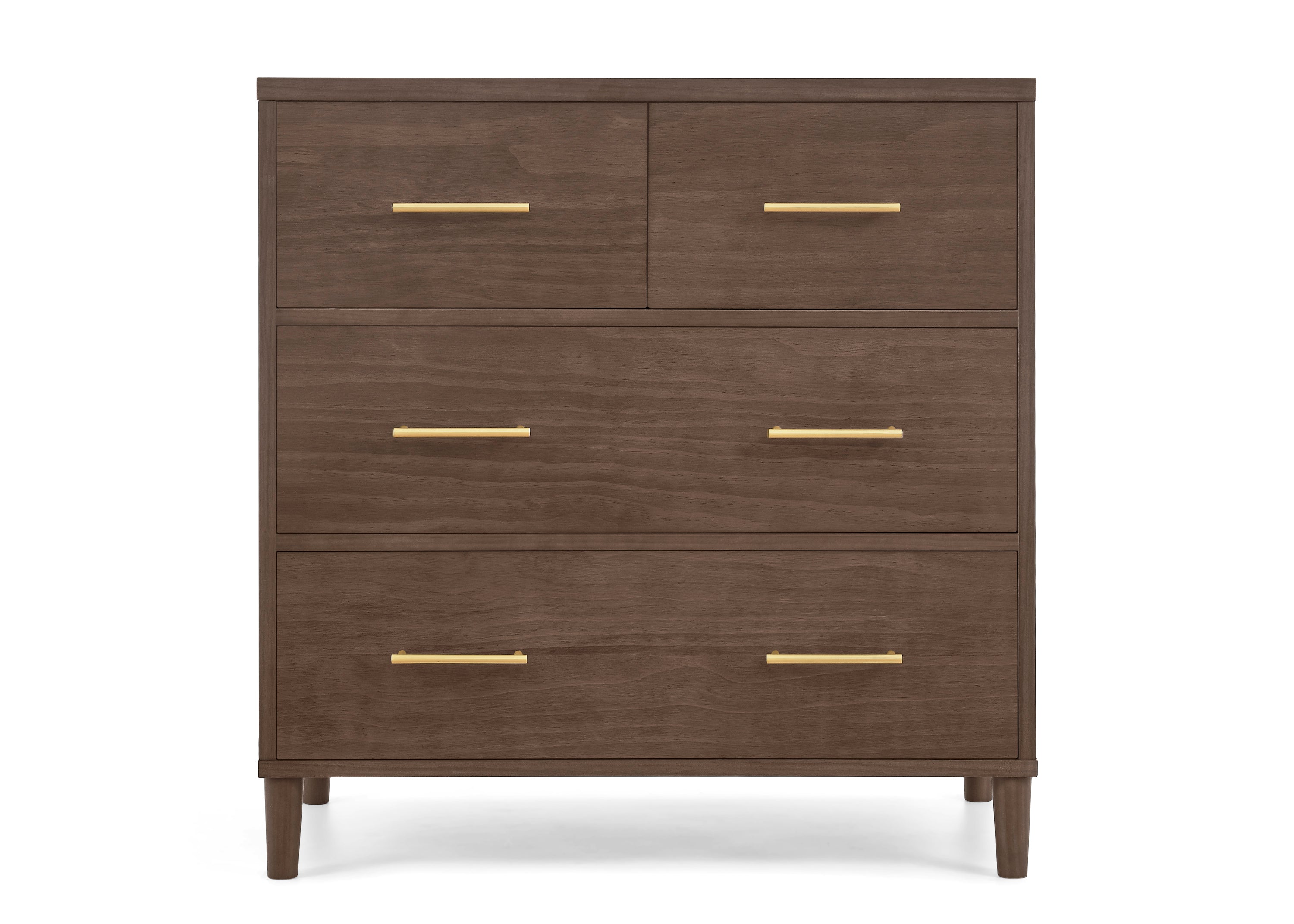 Classic 4 Drawer Dresser with Changing Top & Interlocking Drawers - Nursery Furniture for Baby Essentials Storage & Organization | Perfect for Baby Rooms, Bedrooms & Home Organization