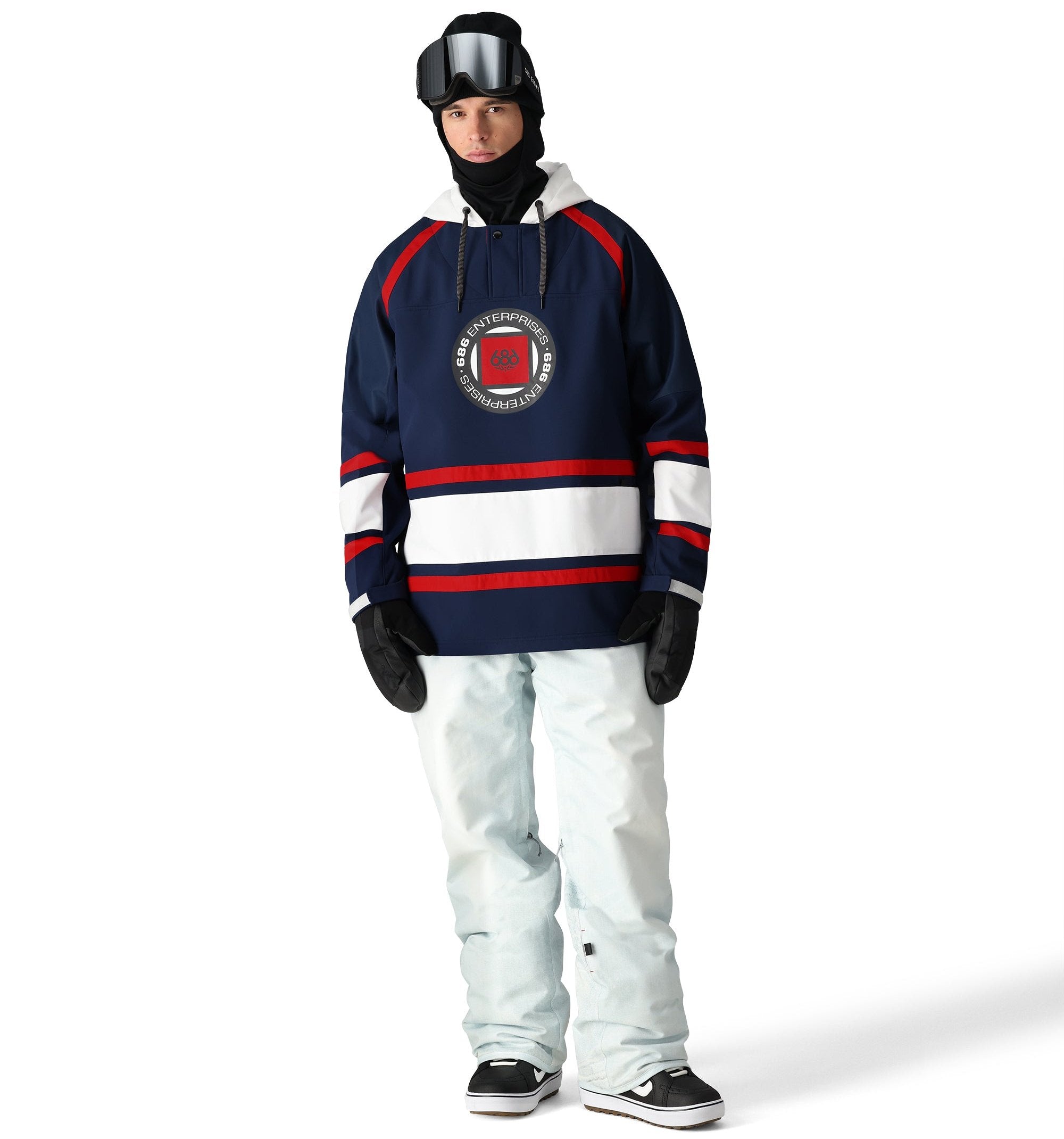 686 Waterproof Slapshot Hoody 2025 - Men's Winter Jacket with Windproof & Insulated Design for Skiing, Snowboarding & Outdoor Activities