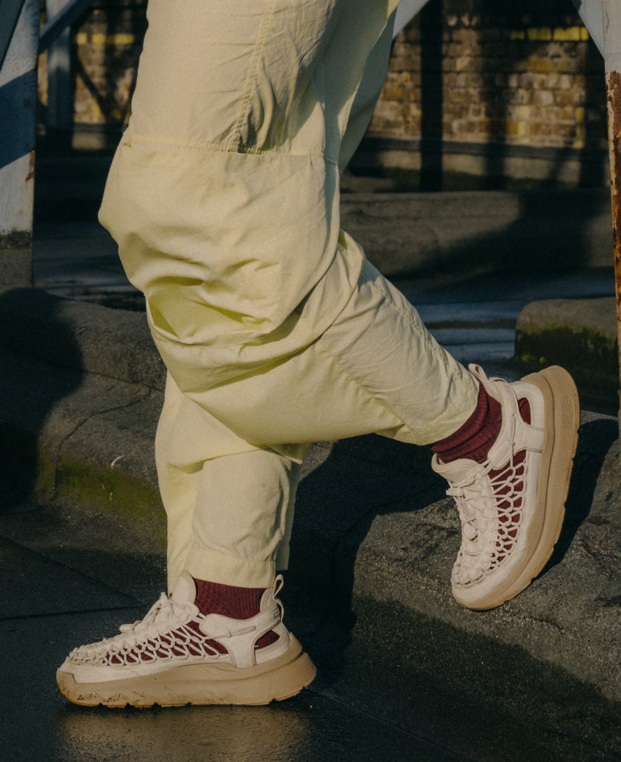 UNEEK WK Men's Breathable Comfortable Sneakers - Khaki/Black Color | Perfect for Walking, Hiking & Casual Wear
