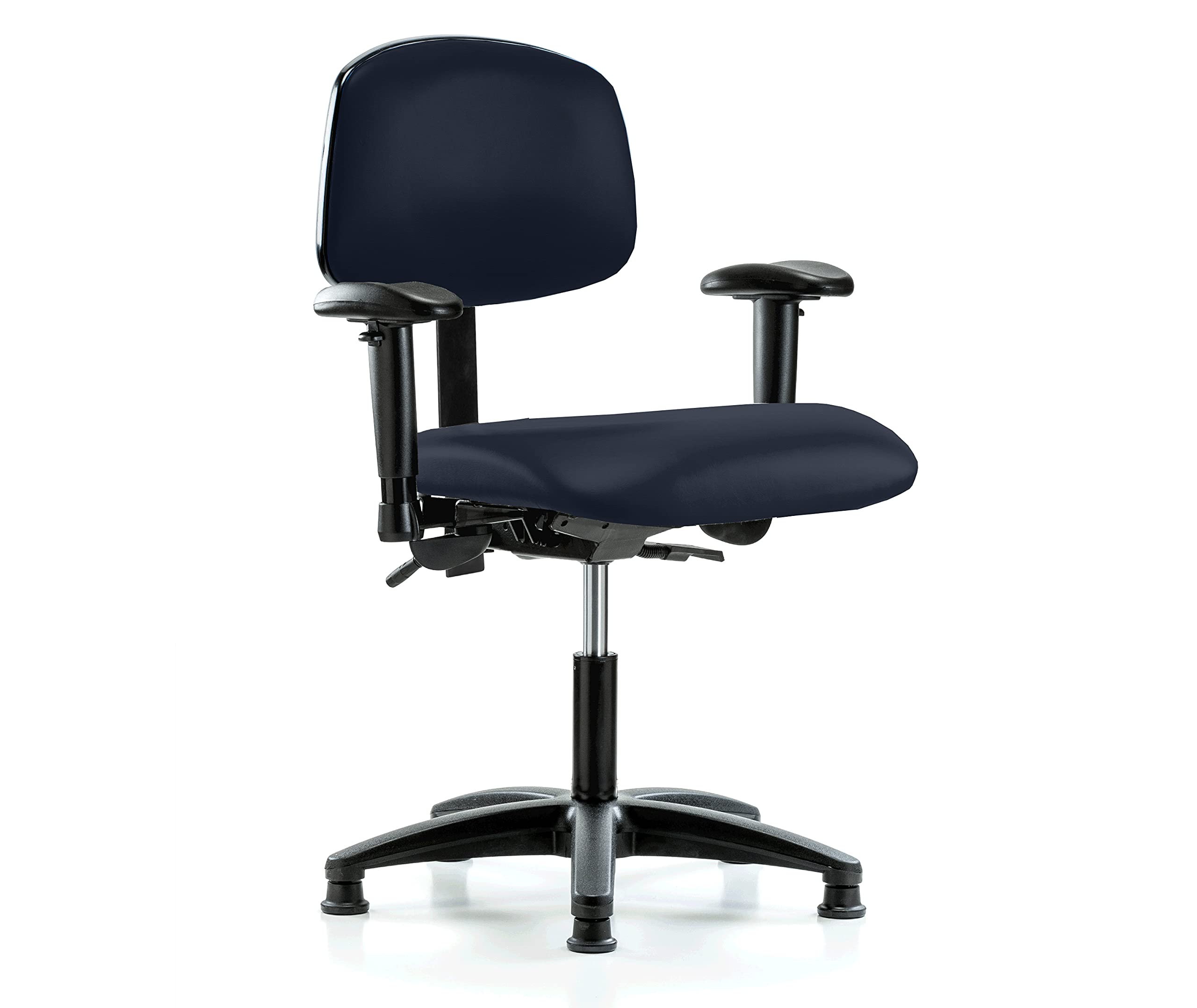 Ergonomic Perch Multi-Task Swivel Chair with Adjustable Height & Stationary Caps - Imperial Fabric Office Chair for Home & Workspace - Perfect for Standing Desks, Computer Work & Video Conferencing