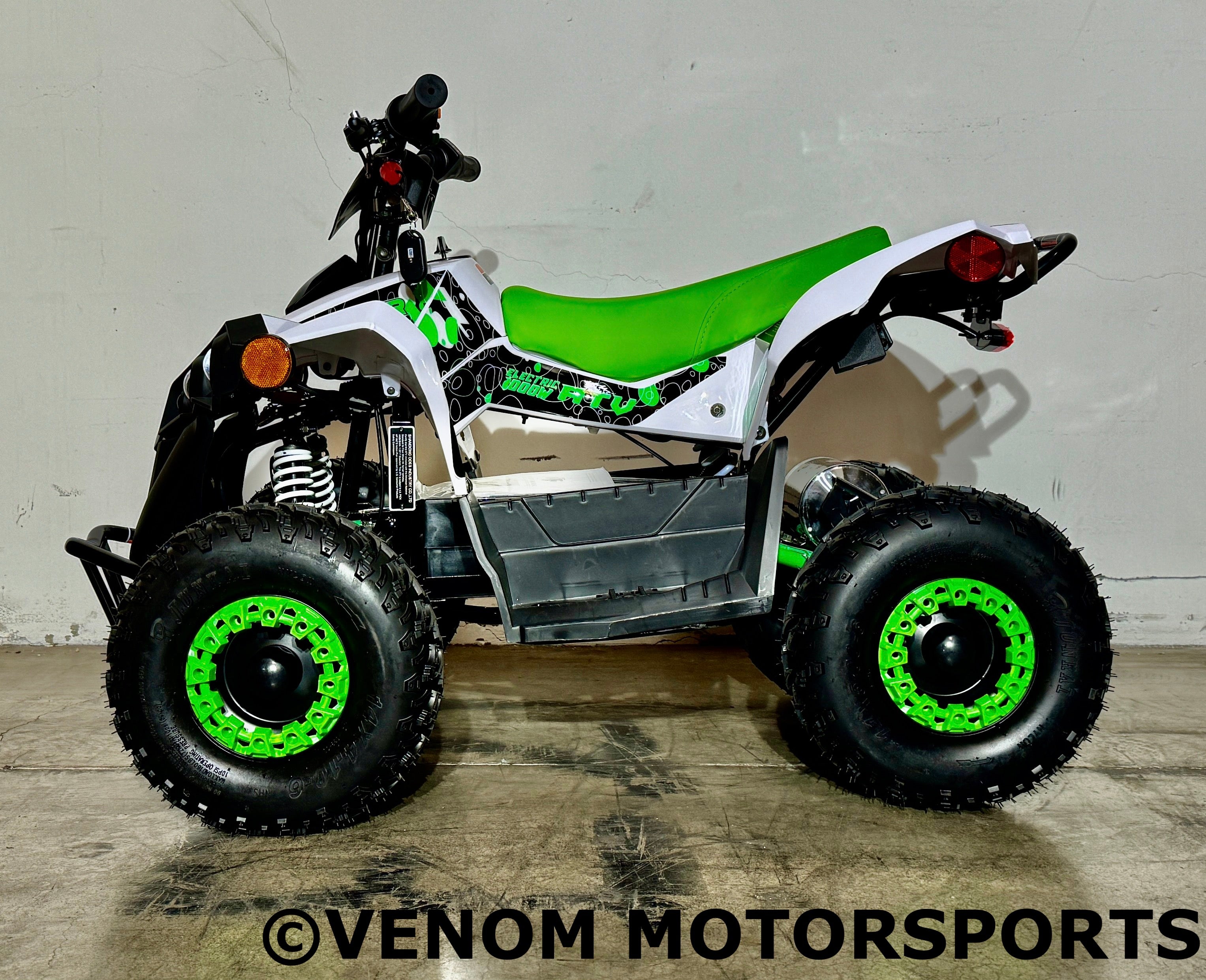 Venom E Racer 1000W 36V Electric ATV for Adults - Off-Road Adventure, Hunting & Farm Work - Powerful All-Terrain Vehicle with Long Battery Life