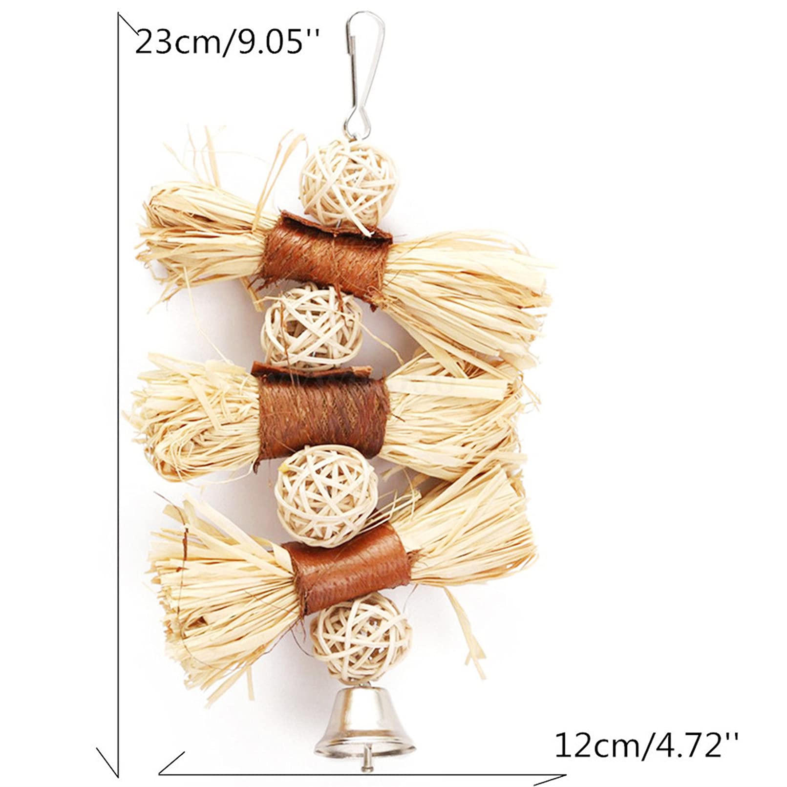 Bird Chewing Toys for Parrots - Durable Cage Hanging Bite & Tear Toys for Cockatiels, Conures, African Greys & Parakeets | Perfect for Mental Stimulation & Beak Exercise