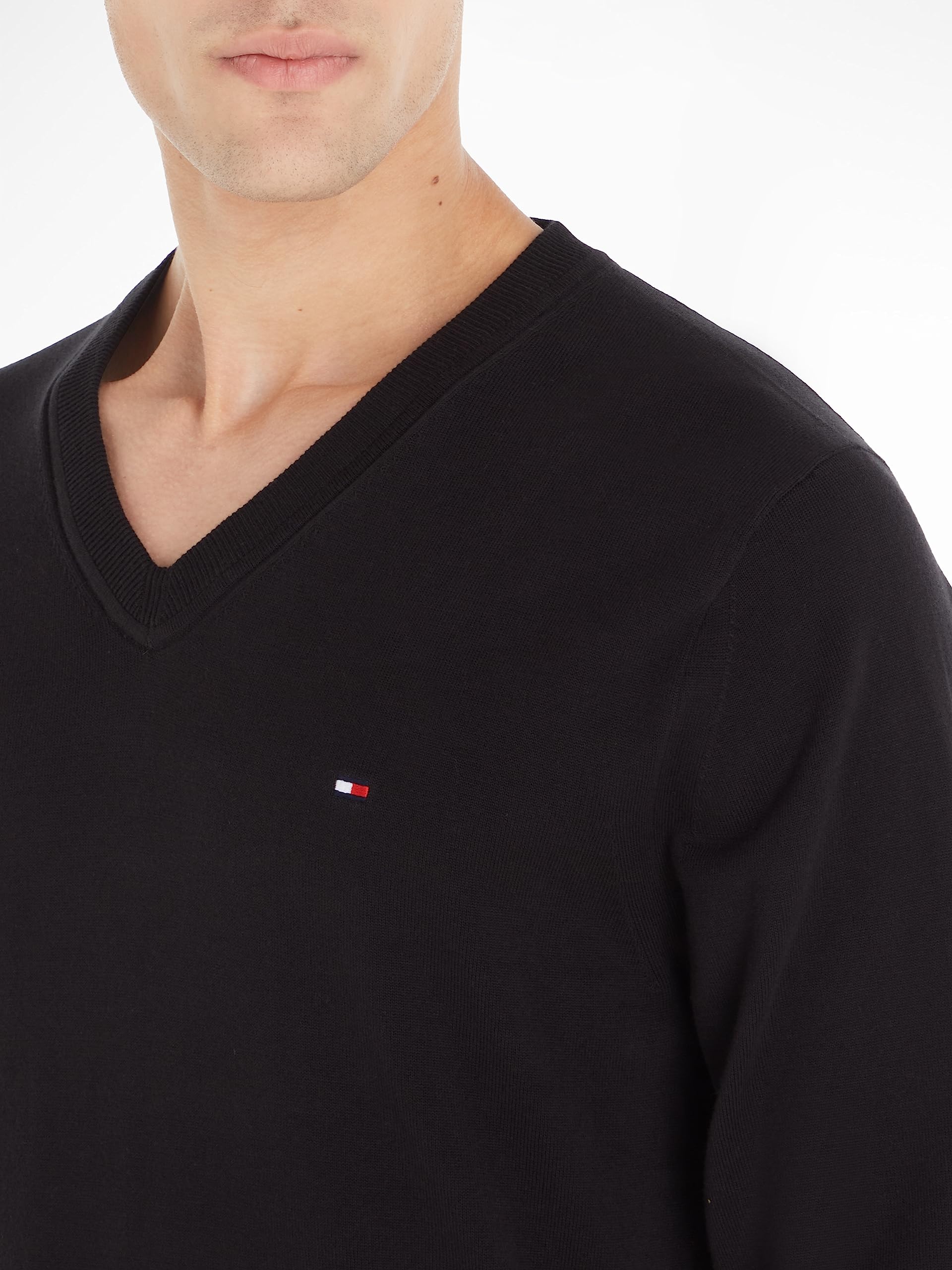 Tommy Hilfiger Men's Embroidered Logo Pullover - Casual Wear & Outings