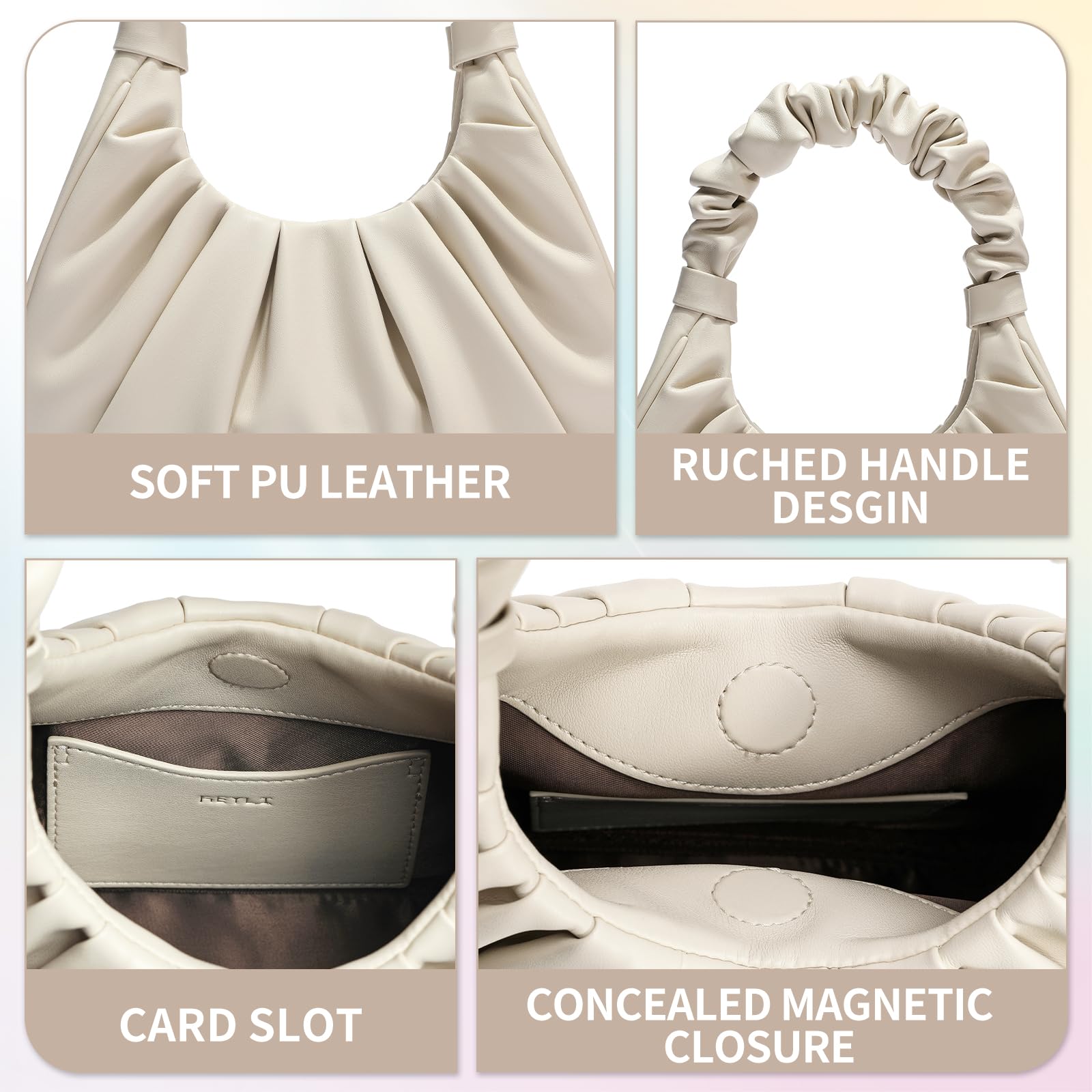 Keyli Mini Cloud Design Handbag for Women - Cute Shoulder Bag, Hobo Tote & Magnetic Closure Clutch | Perfect for Date Night, Shopping & Everyday Use