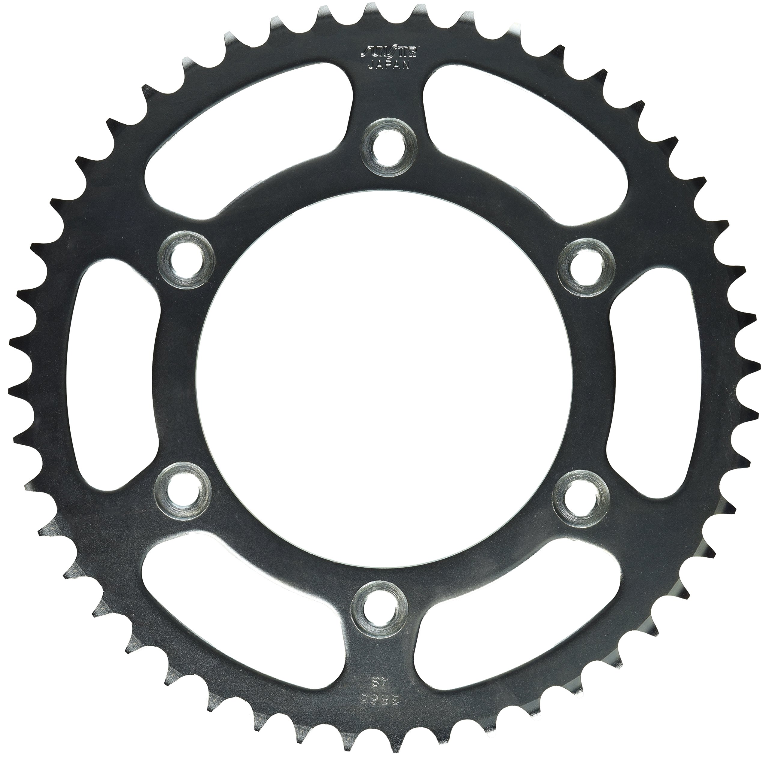 48-Teeth 520 Chain Size Rear Steel Sprocket for Motorcycle & ATV - High-Performance Silver Alloy Replacement Sprocket - Perfect for Off-Road, Racing & Custom Bike Builds
