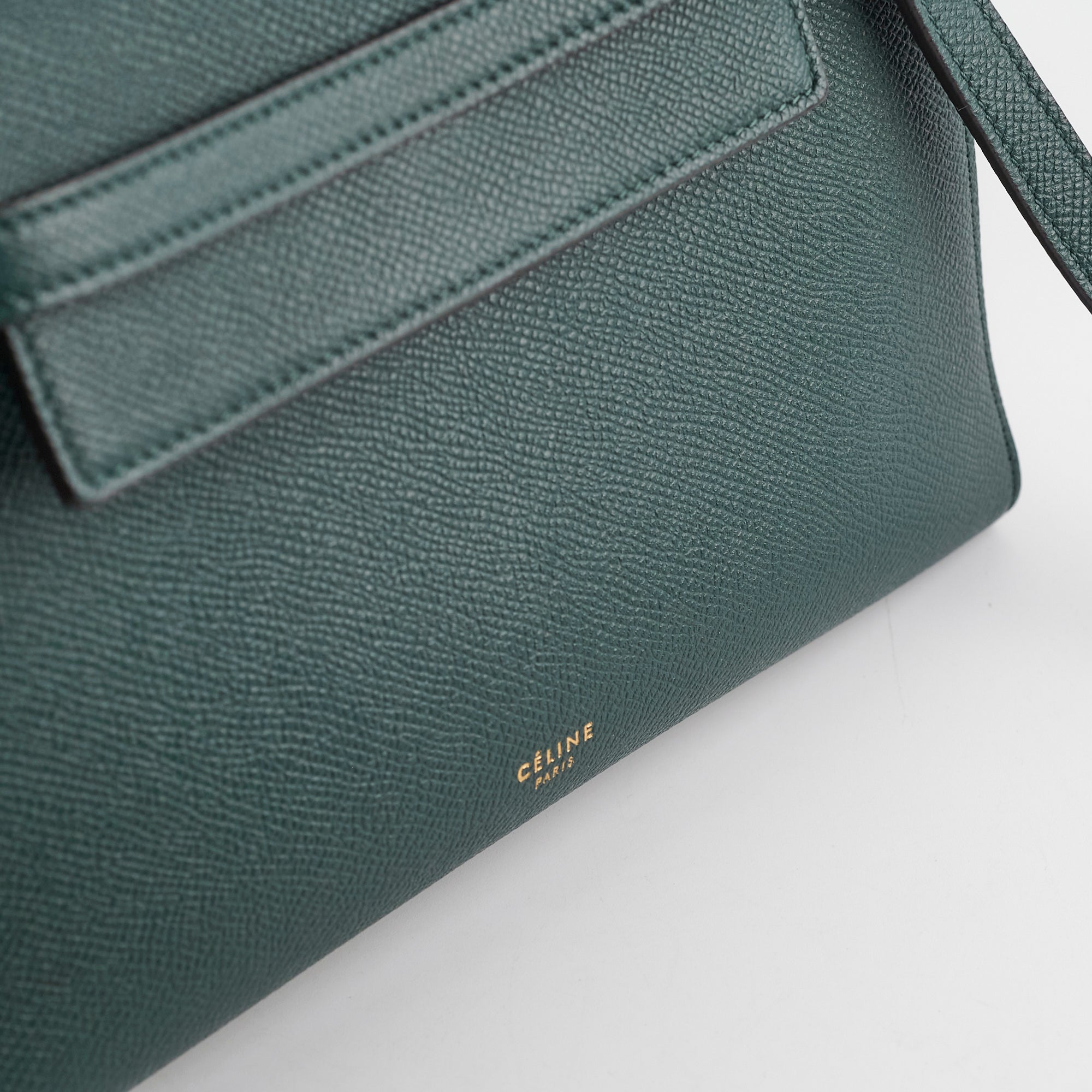 Celine Micro Dark Green Belt Bag for Women - Stylish Crossbody Shoulder Bag - Perfect for Travel, Shopping & Everyday Use