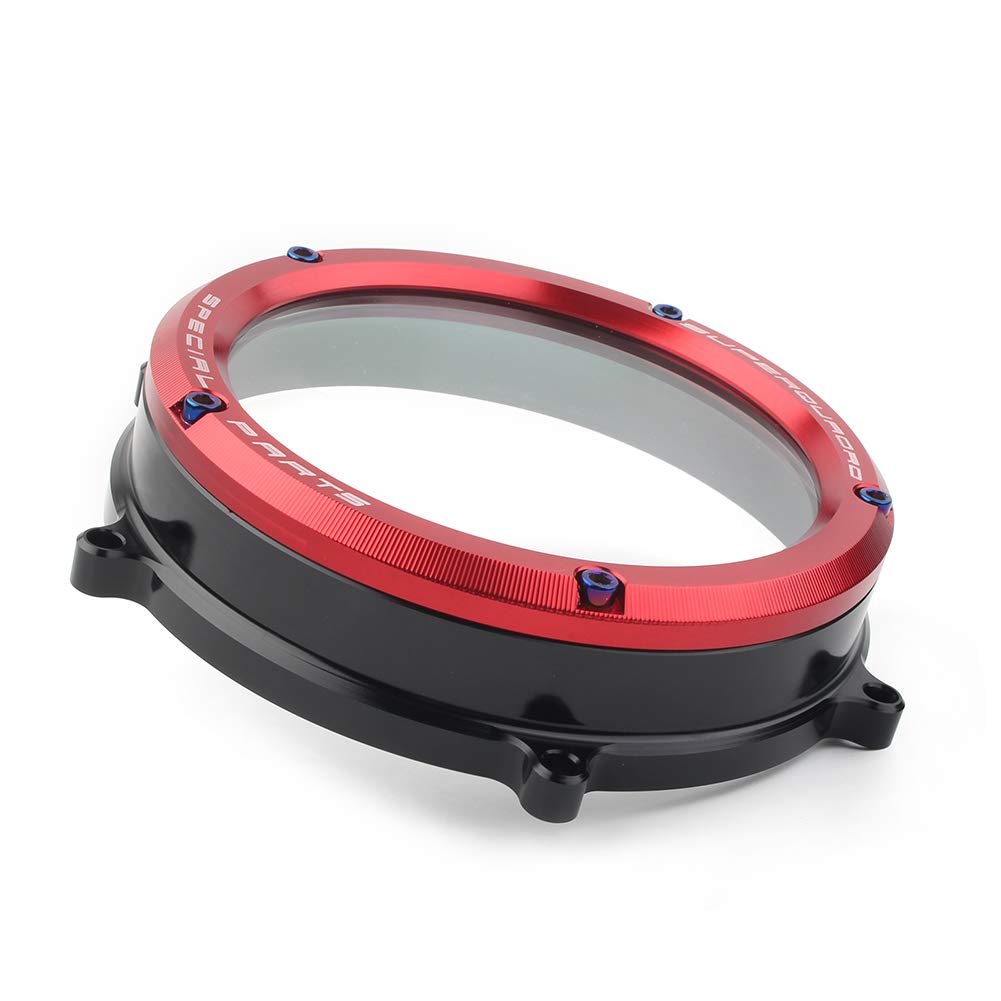 Ducati Panigale 959 1199 1299 S/R Engine Clutch Cover Spring Retainer Pressure Plate Kit (2012-2019) - Red | High Performance Motorcycle Parts for Racing & Street Riding