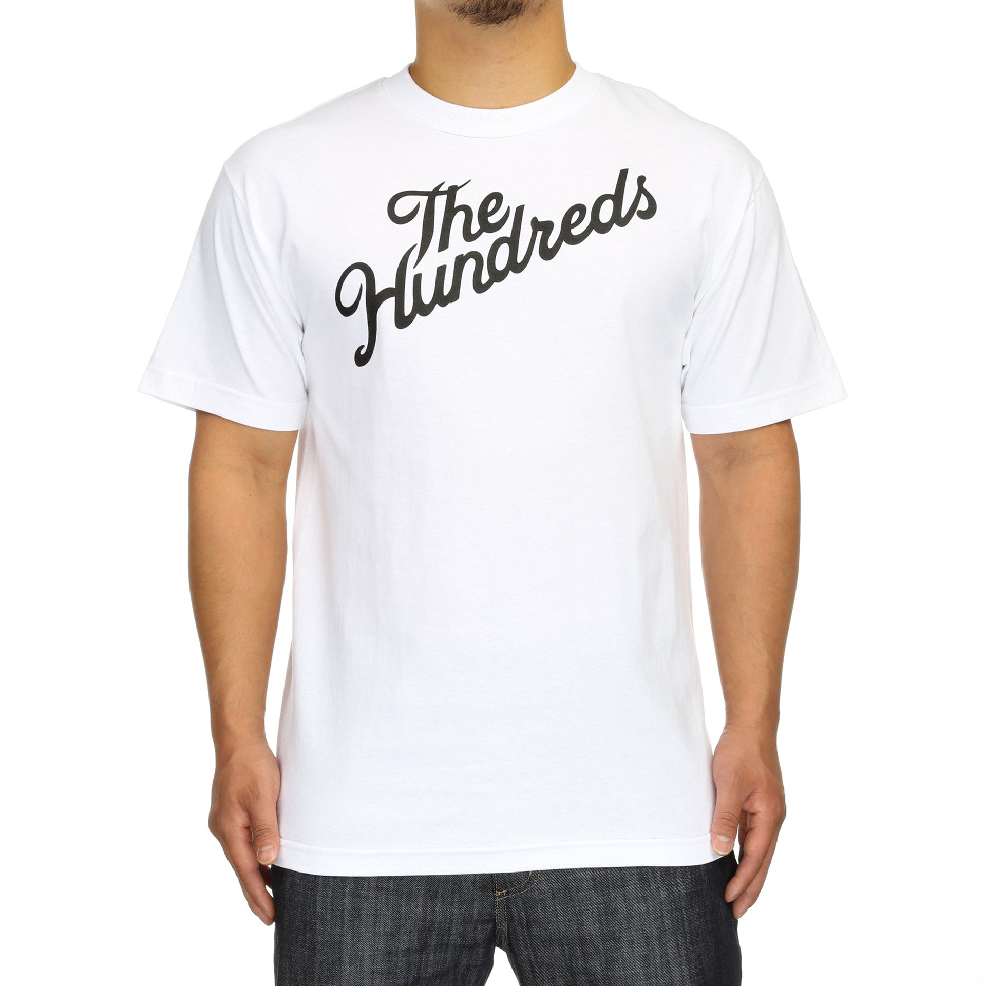 The Hundreds Forever Slant T-Shirt - White | Classic Streetwear Tee for Men & Women | Perfect for Casual Wear, Street Style & Everyday Outfits
