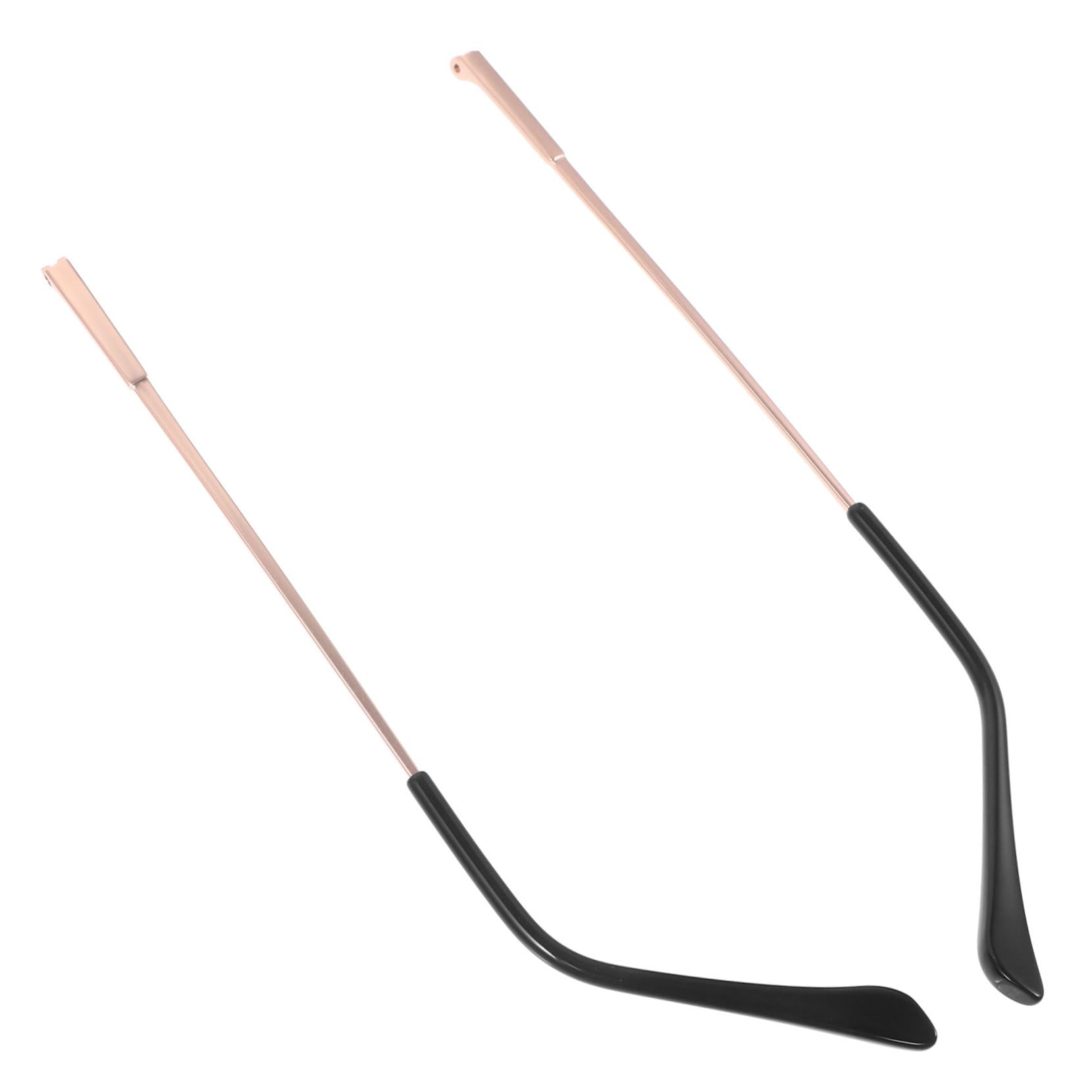 JECOMPRIS 1 Pair of Glasses Replacement Arms - Adjustable Eyeglass Temple Hooks for Repairing Broken Frames (Fits Most Glasses & Sunglasses) - Perfect for Reading, Driving, and Outdoor Activities