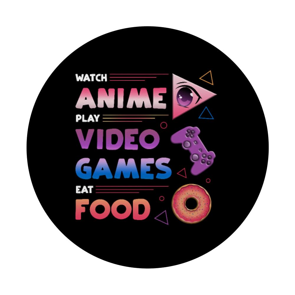 Anime Gamer PopSockets - Adhesive PopGrip for Phones & Controllers