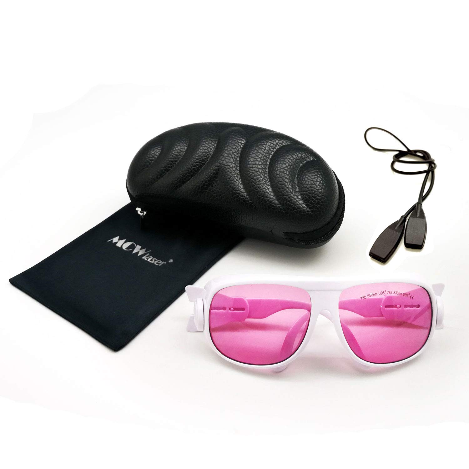 MCWlaser Laser Safety Goggles for 750-850nm & 765-830nm Wavelength Protection - Ideal for 755nm & 808nm Lasers - EP-18 Absorption Type - Perfect for Medical, Industrial & DIY Laser Applications
