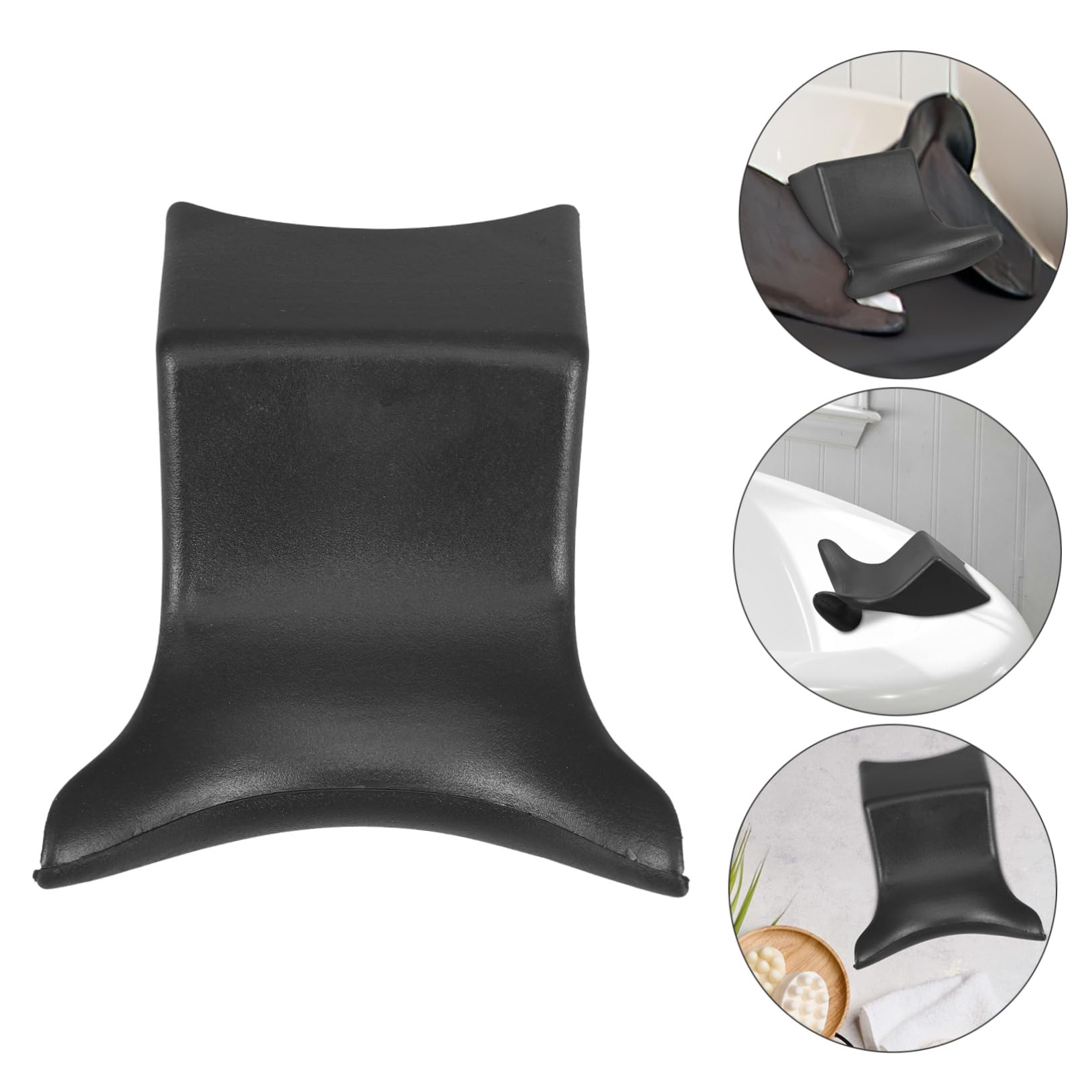 DOITOOL Salon Shampoo Bowl Pillow - Ergonomic Neck Support Cushion for Hair Washing, Spa & Beauty Treatments - Perfect for Salon, Home Use & Professional Stylists - Comfortable Head Rest with PU Leather Cover