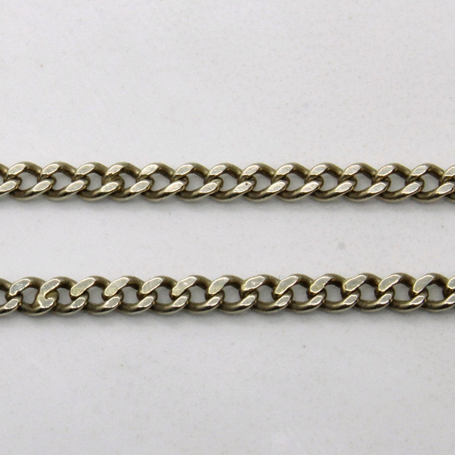 10K White Gold Curb Chain Necklace 24 Inch - Elegant Layered Jewelry for Women, Perfect for Everyday Wear, Date Nights & Special Occasions