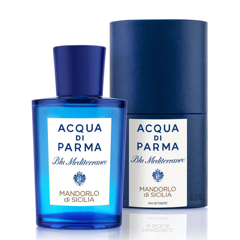 Acqua Di Parma Blu Mediterraneo Mandorlo di Sicilia Eau de Toilette - Almond & Vanilla Scent for Men & Women - Perfect for Summer Days & Romantic Evenings