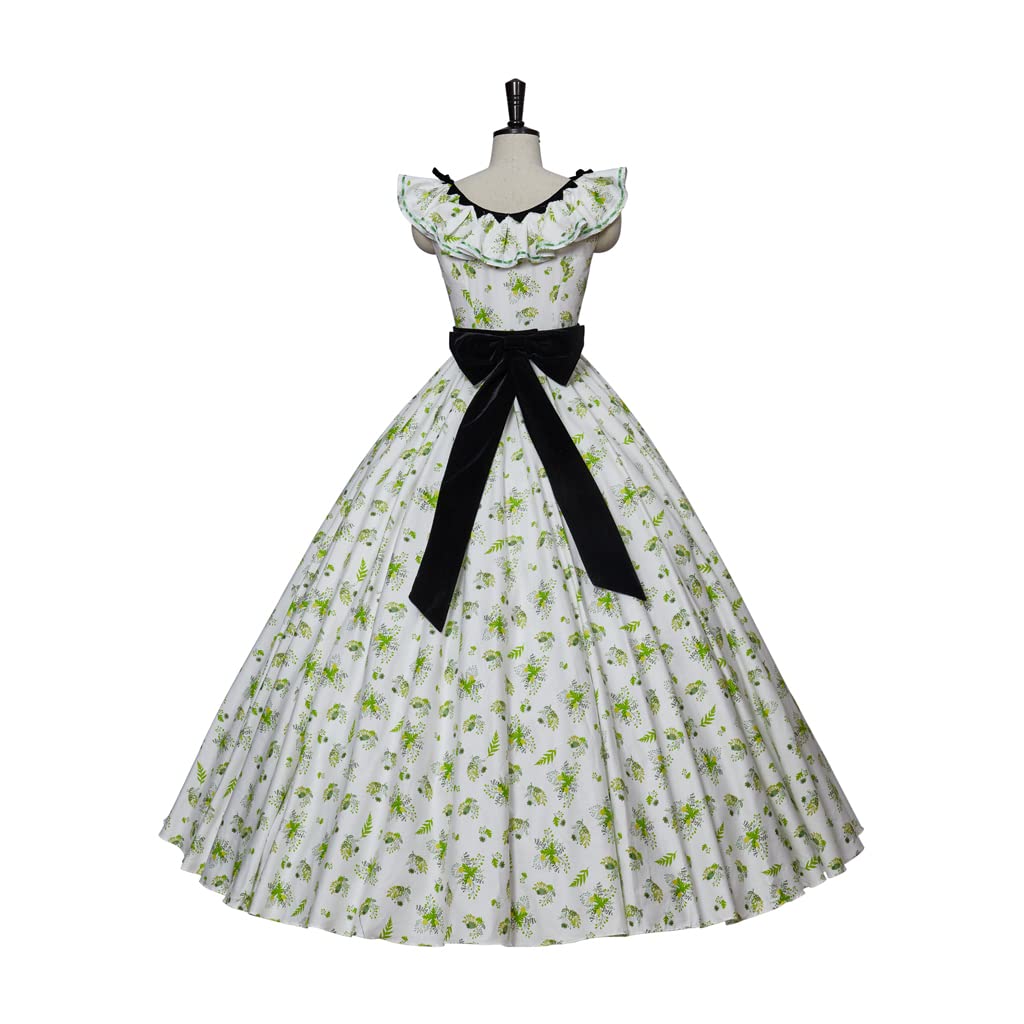 Gone with the Wind Scarlett O'Hara Cosplay Dress - Southern Belle Civil War Costume for Women | Historical Reenactment & Halloween Costume Party