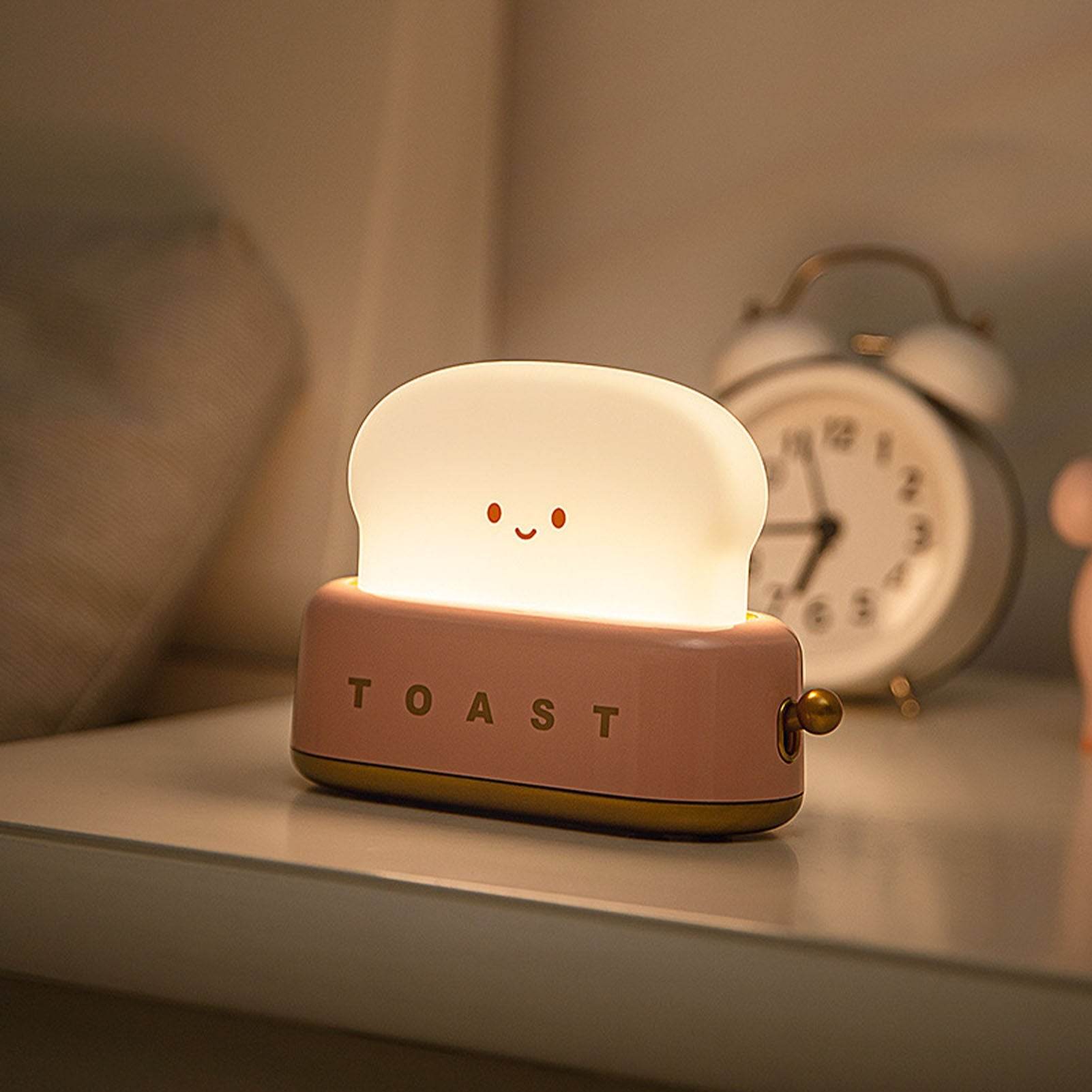 Cute Kawaii Night Light for Kids - Warm LED Bedside Lamp for Nursery, Bedroom & Sleep Aid - Perfect for Nighttime Reading & Relaxation