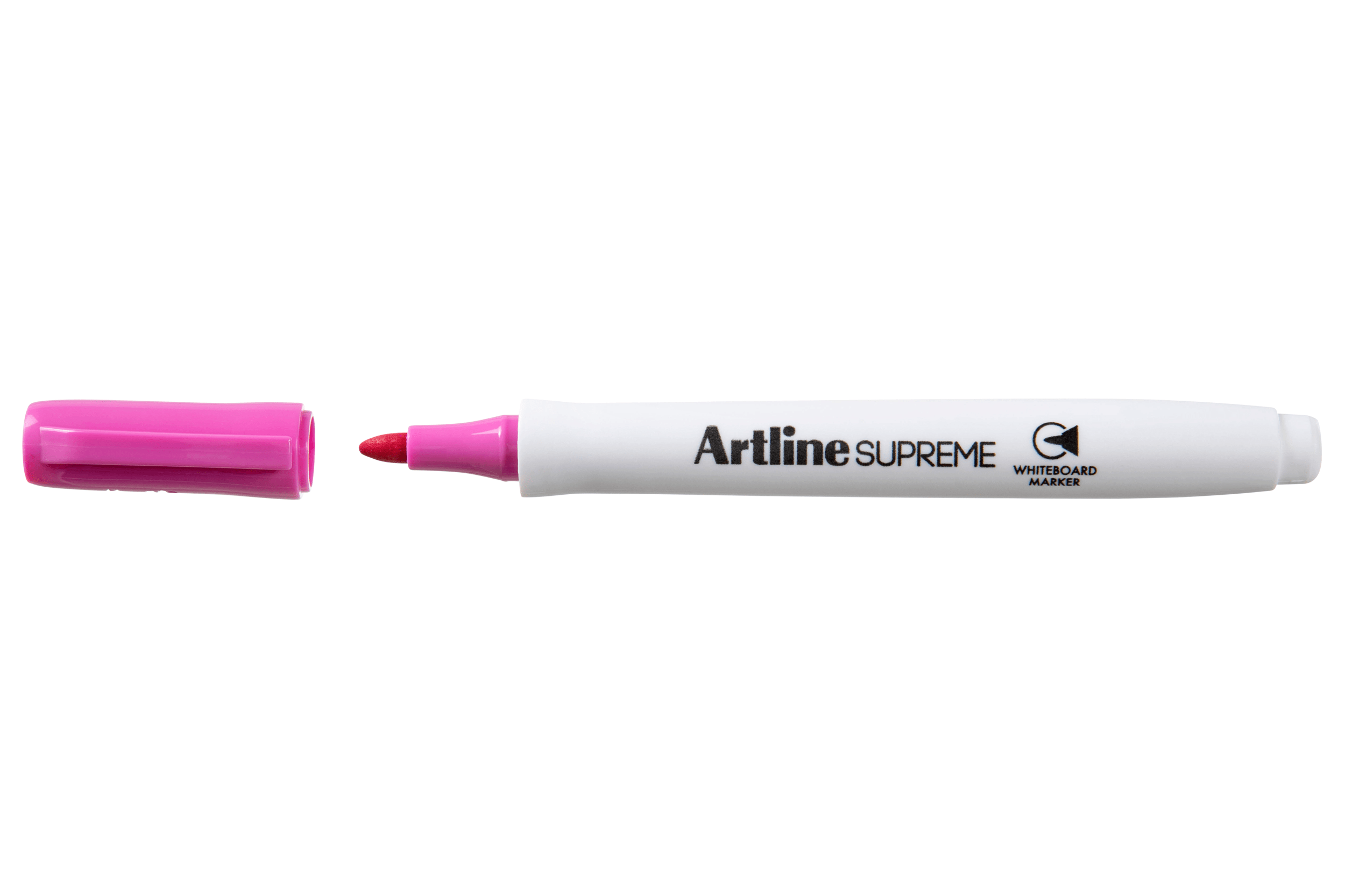 Artline Supreme Whiteboard Marker 1.5mm Bullet Tip - Pack of 12 Pink Dry Erase Markers for Classroom, Office & Home Use