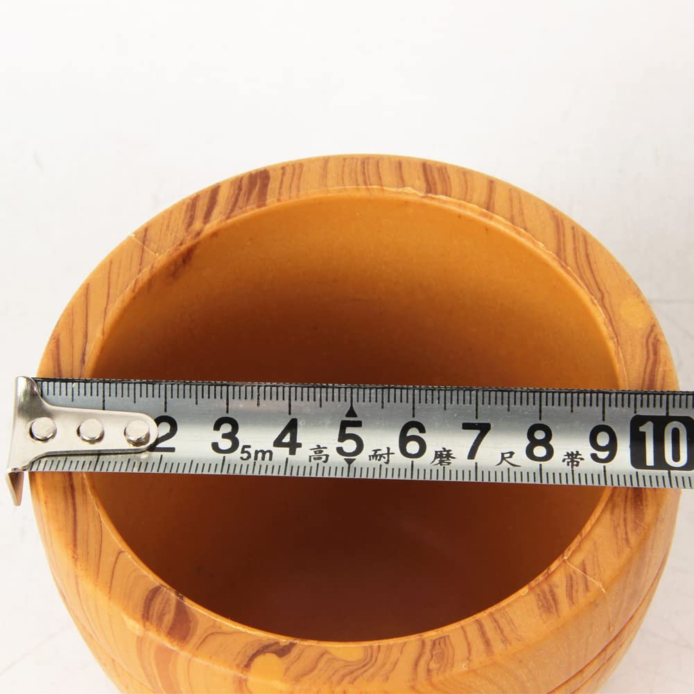 Premium Resin Mortar and Pestle Set - Spice & Herb Grinder, Pill Crusher, Coffee & Pepper Grinder - White Mixing Bowl for Kitchen, Pharmacy & Lab Use
